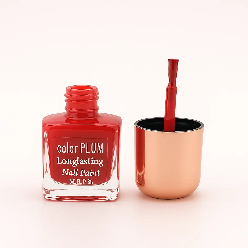 Color Plum Classic Red Longlasting Nail Paint – 9ml