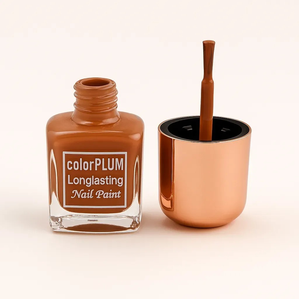 Color Plum Nude Beige Longlasting Nail Paint