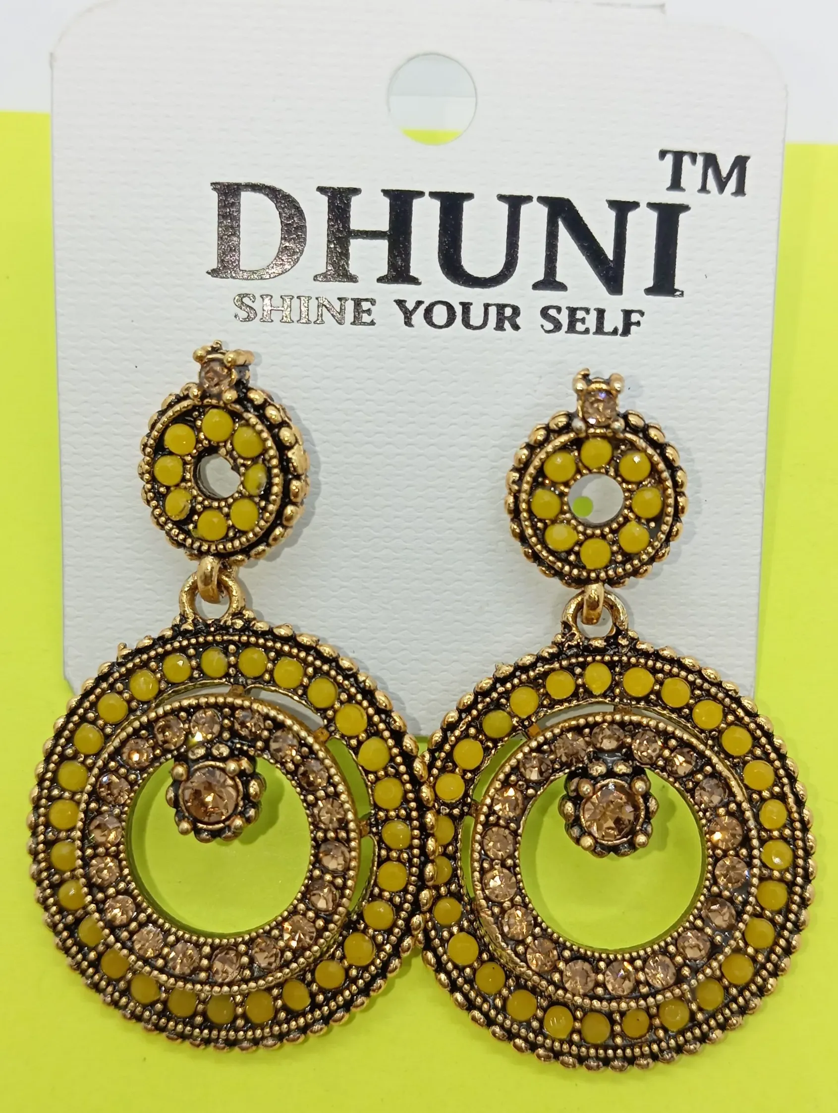 Dhunki Circular Earrings