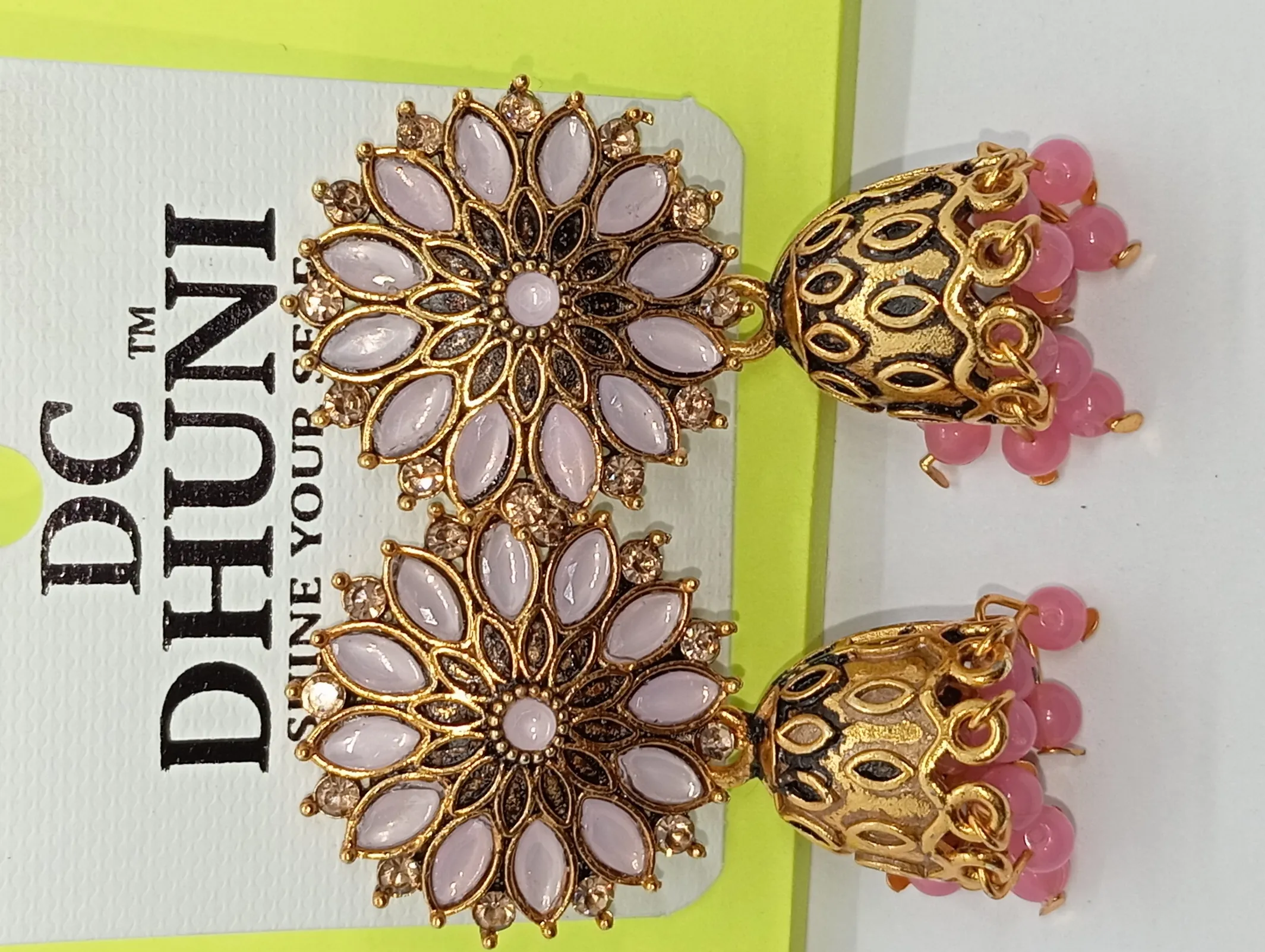 Dhuni Floral Jhumka Earrings