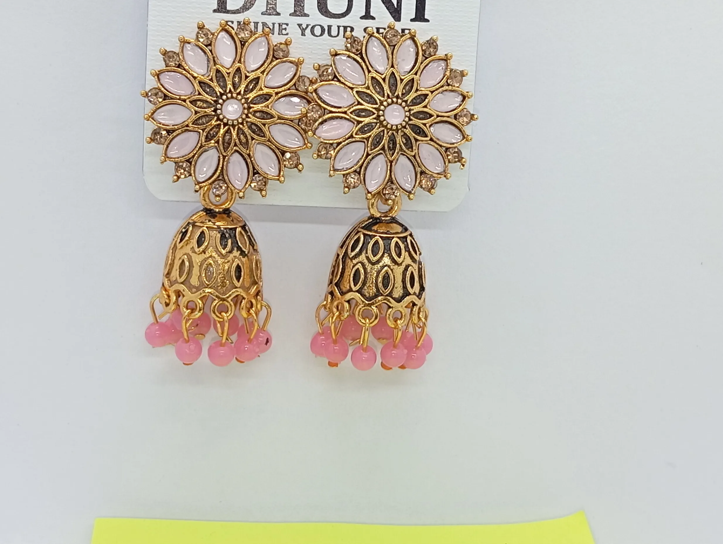 Dhuni Floral Jhumka Earrings