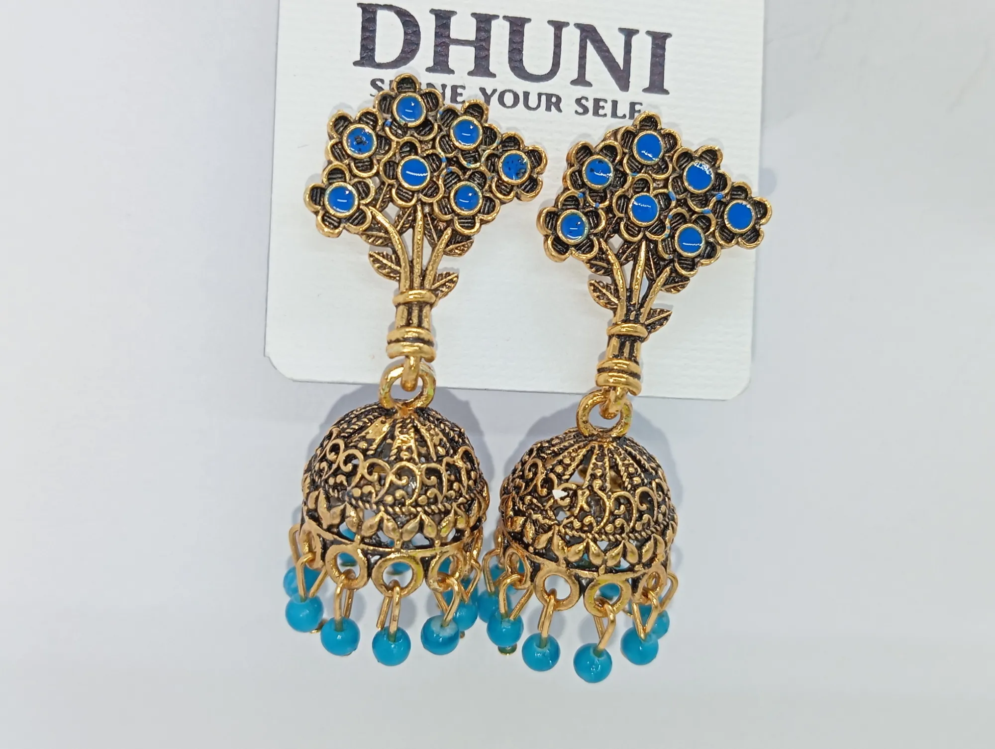 Dhuni Jhumka Earrings