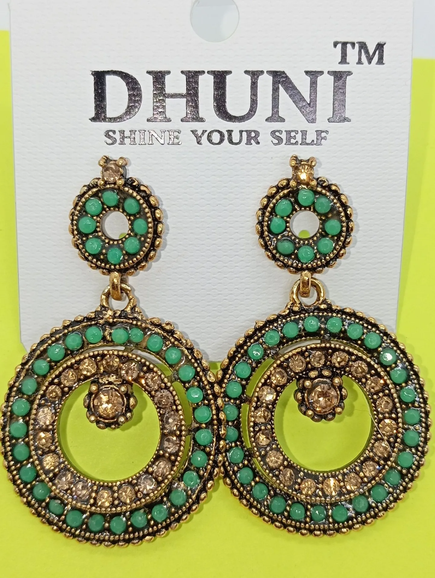 Dhuni Circular Earrings
