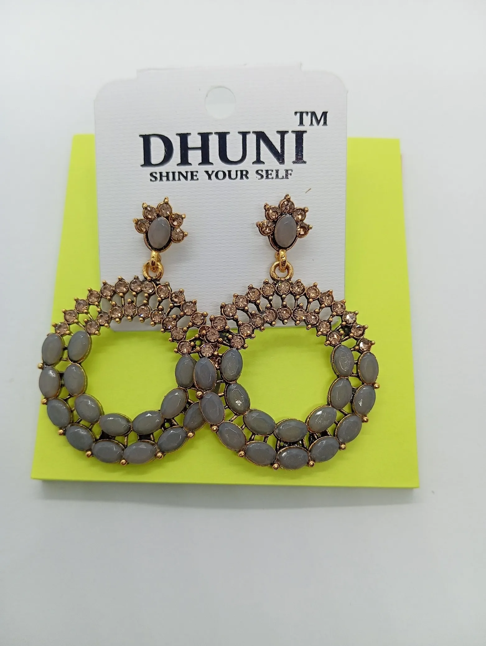 Dhuni Stone Studded Earrings
