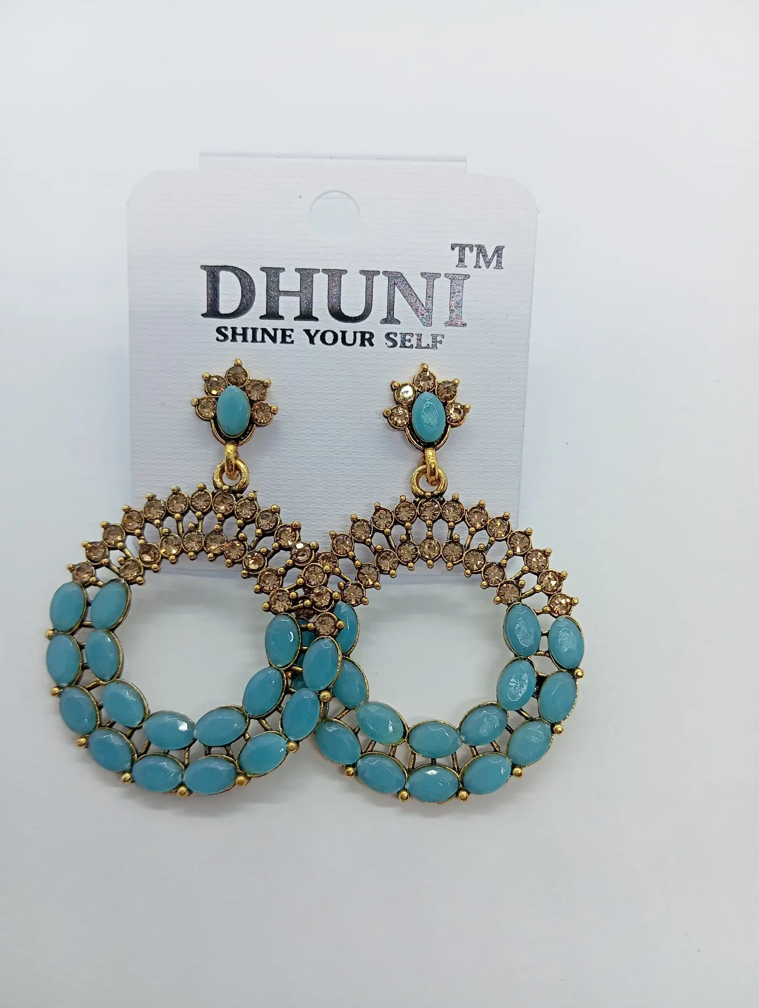 Dhuni Stone Studded Earrings