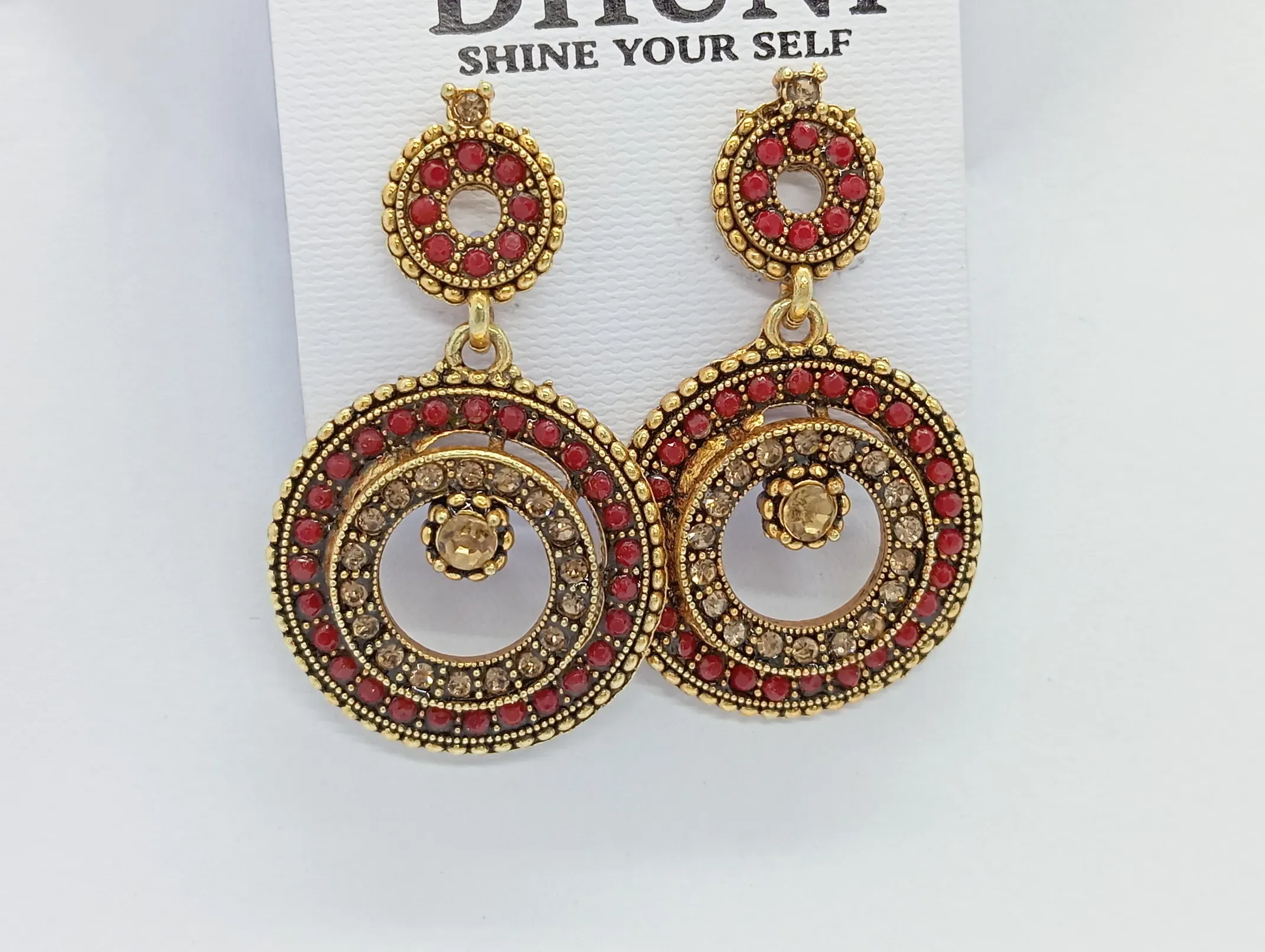 Dhuni Round Ethnic Earrings