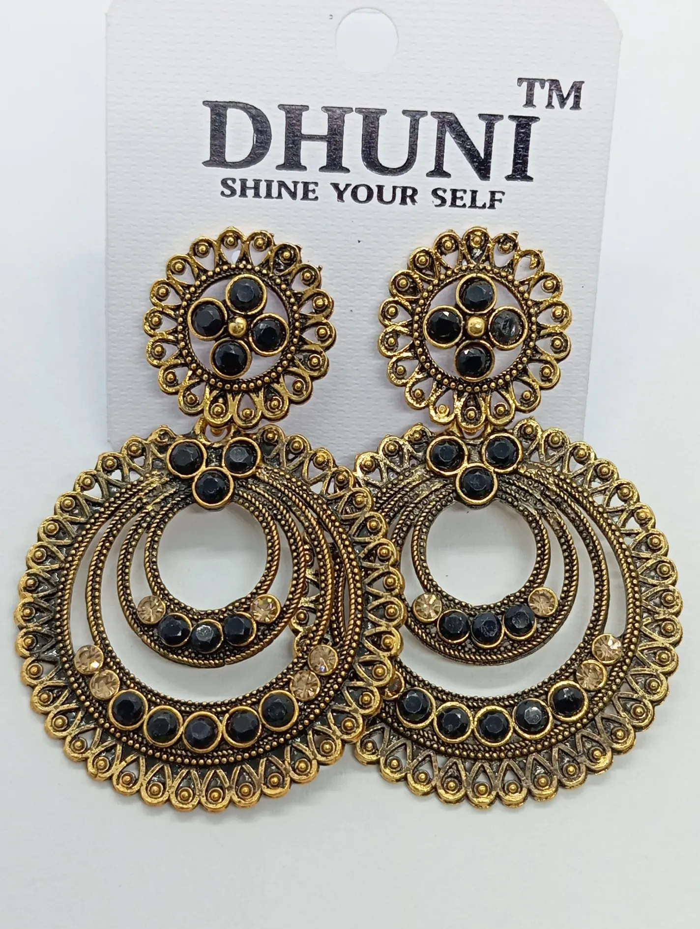 Dhuni Ethnic Jhumka Earrings