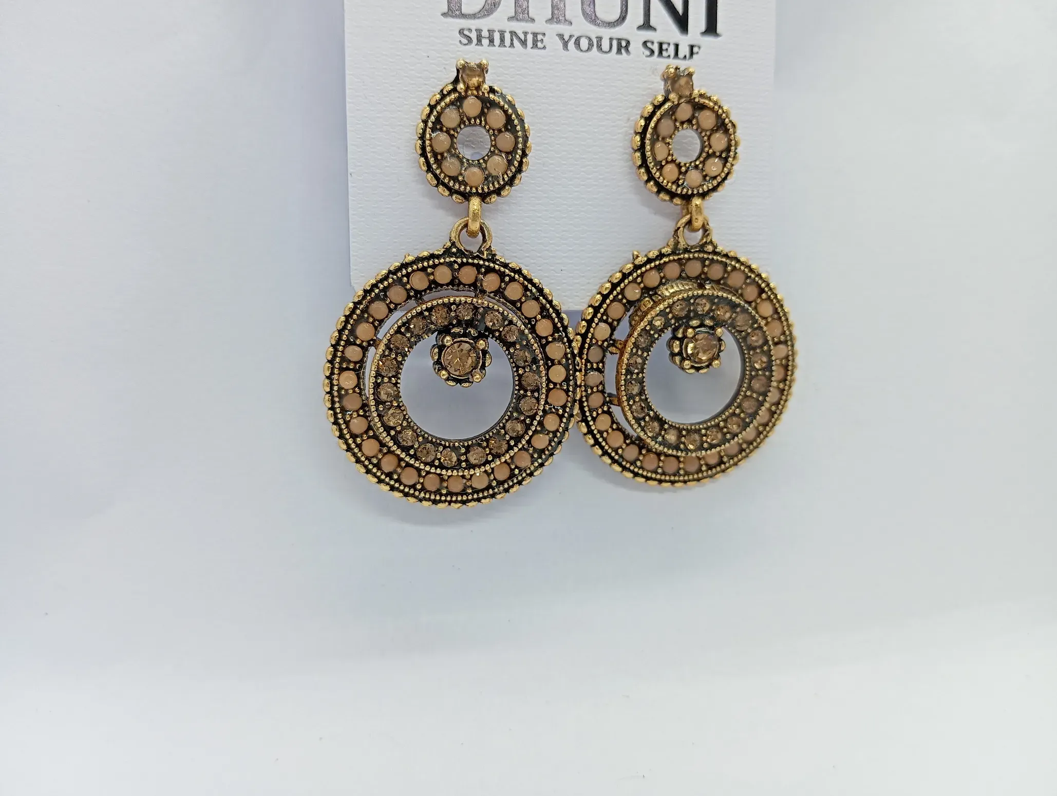 Dhuni Round Ethnic Earrings