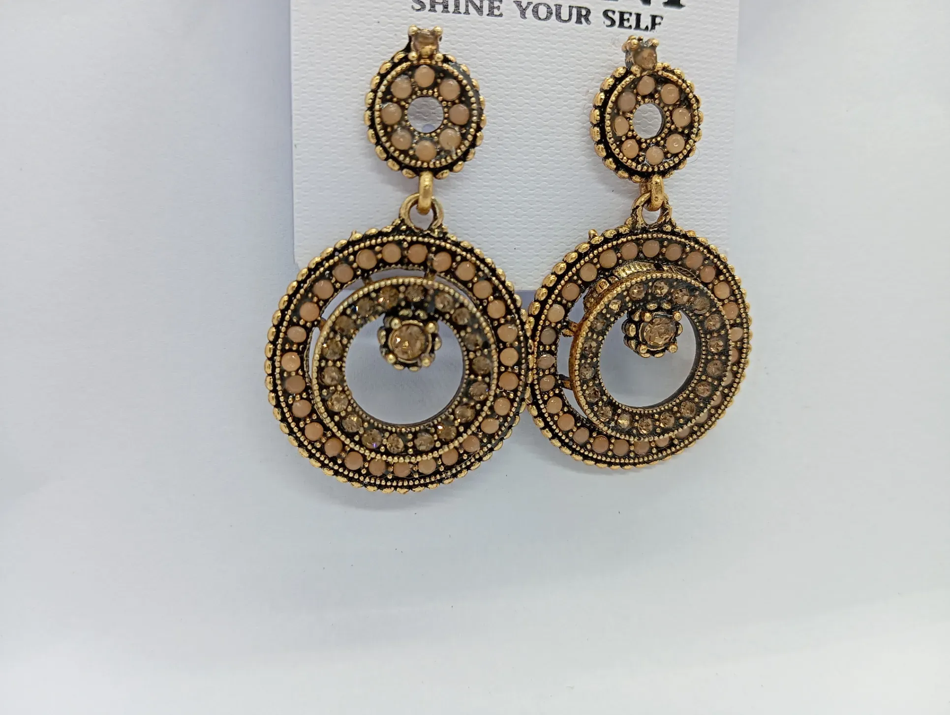 Dhuni Round Ethnic Earrings