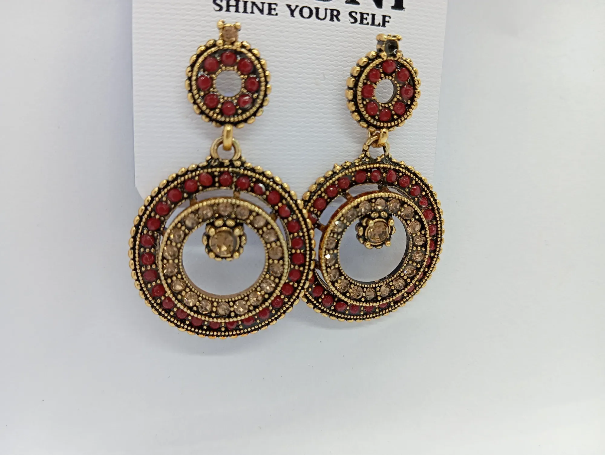Dhuni Round Ethnic Earrings