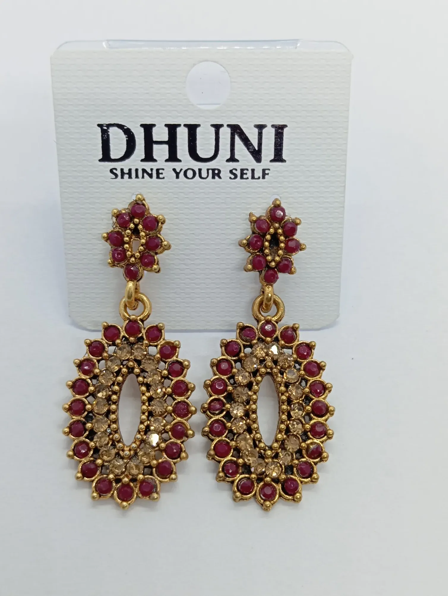 Dhuni Stone Studded Earrings
