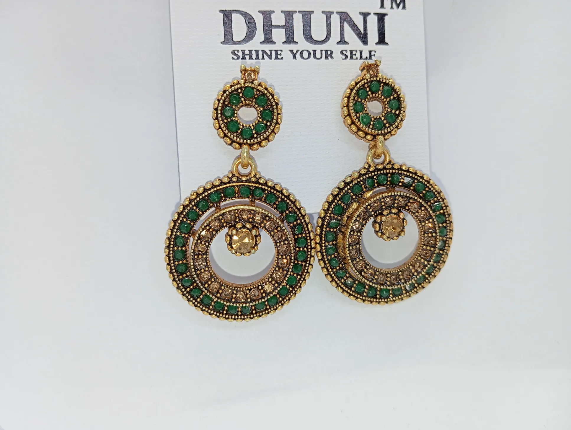 Dhuni Ethnic Round Earrings