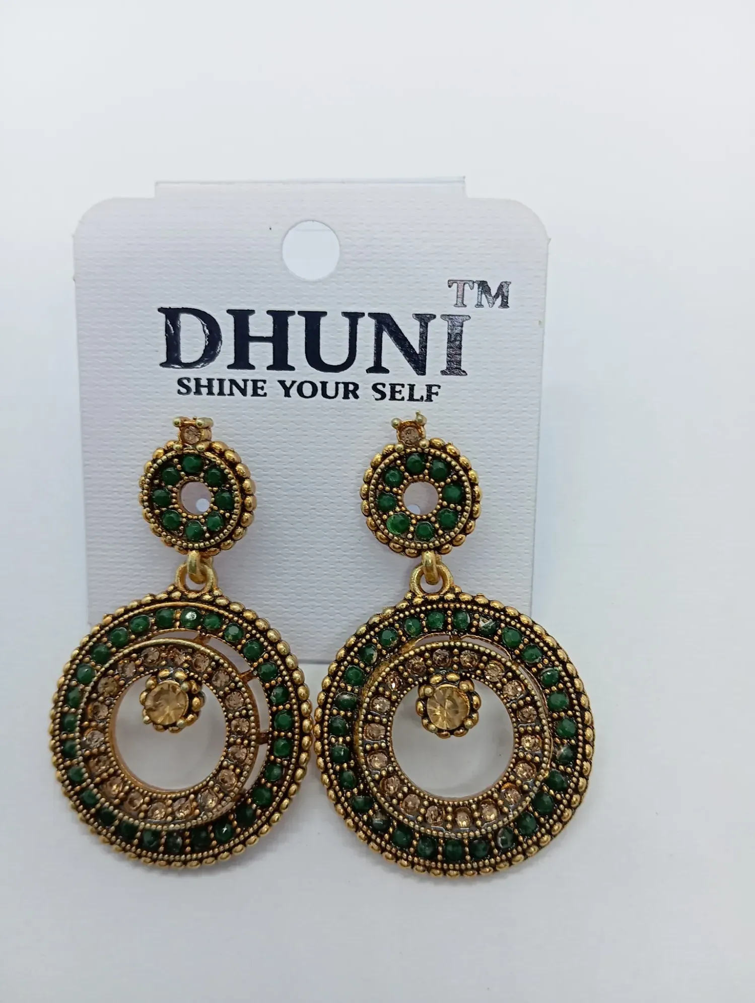 Dhuni Ethnic Round Earrings
