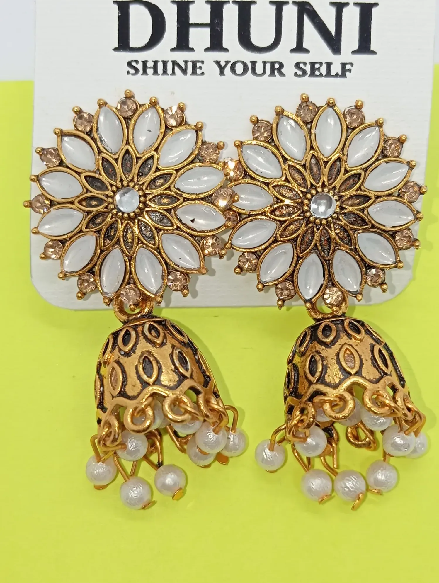 Dhuni Traditional Jhumka Earrings