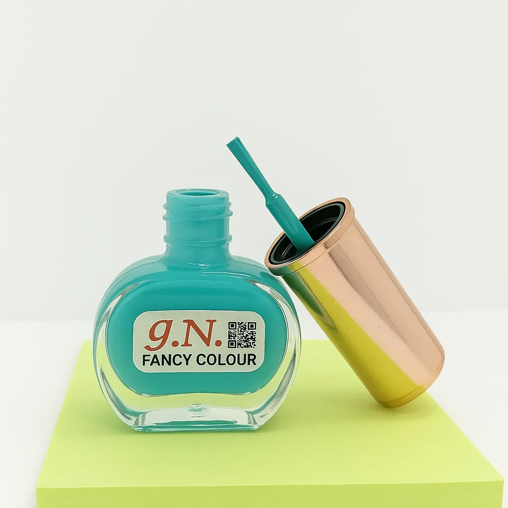 JN Fancy Colour Nail Polish – Aqua Teal Creme | Cool & Smooth Finish |