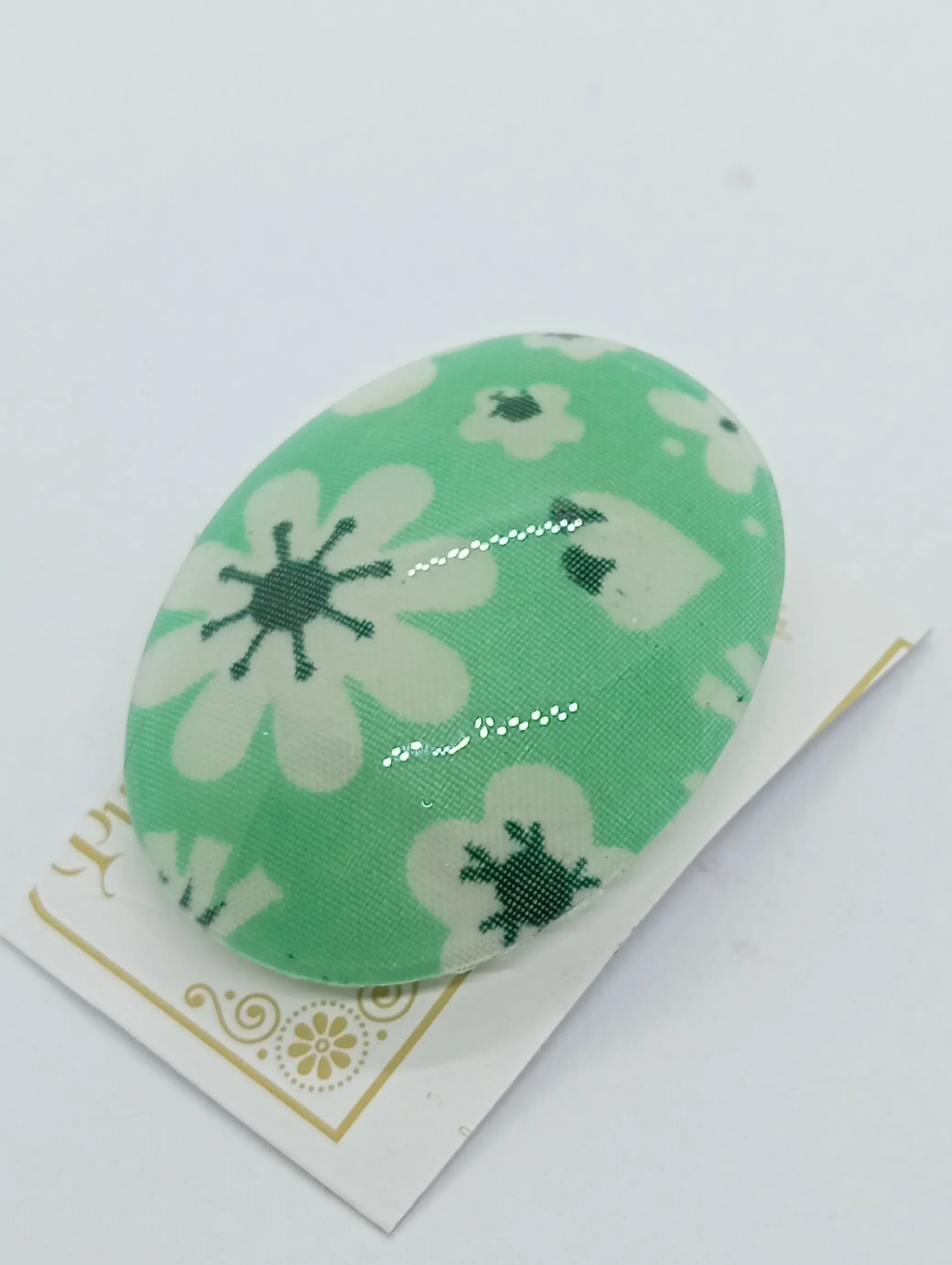 Floral Fabric Brooch