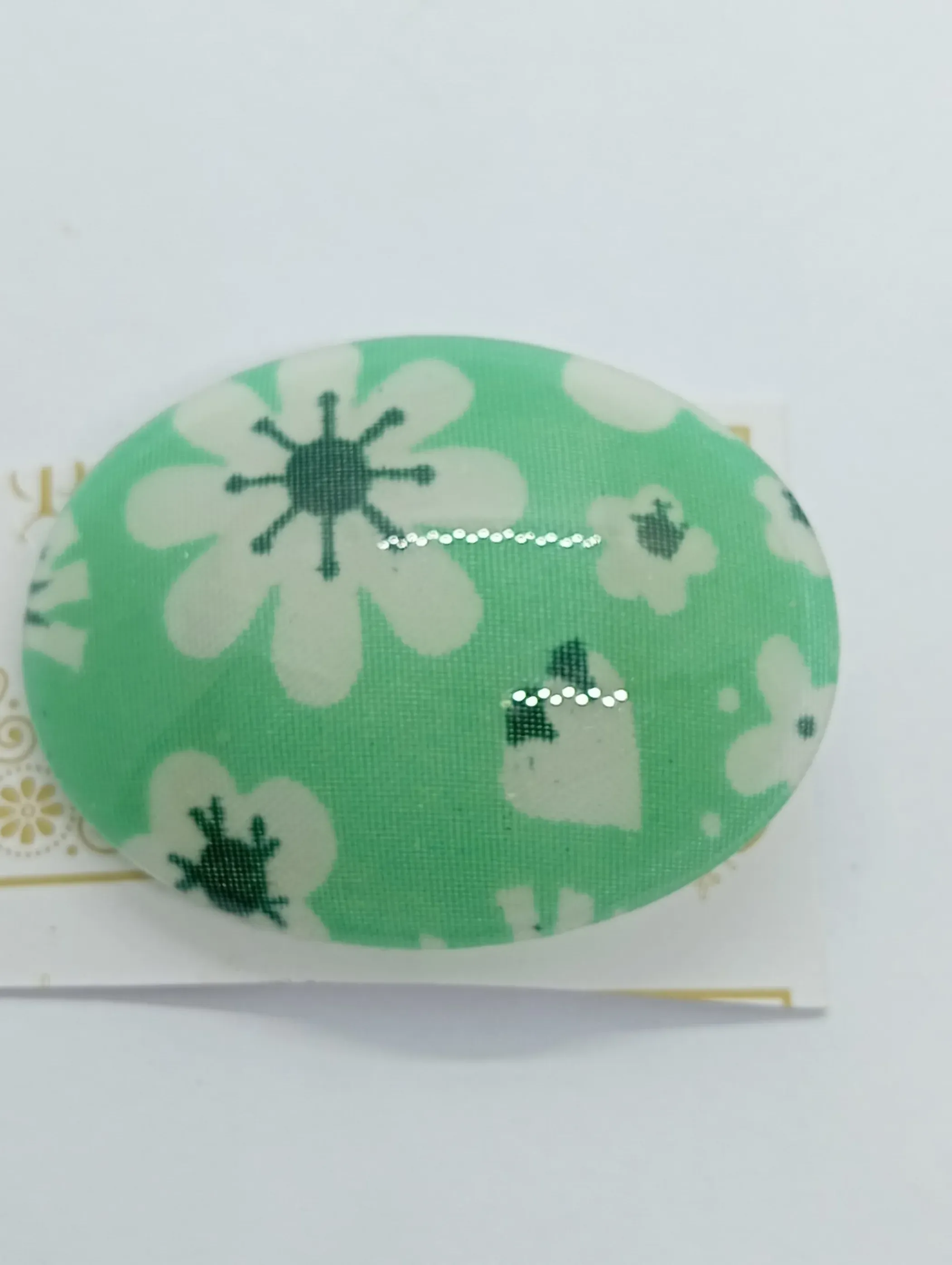 Floral Fabric Brooch