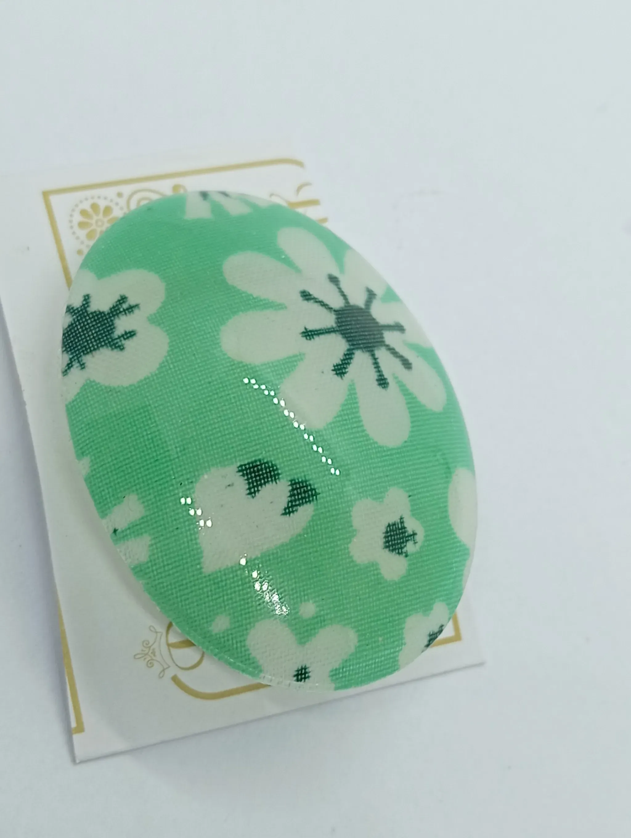 Floral Fabric Brooch