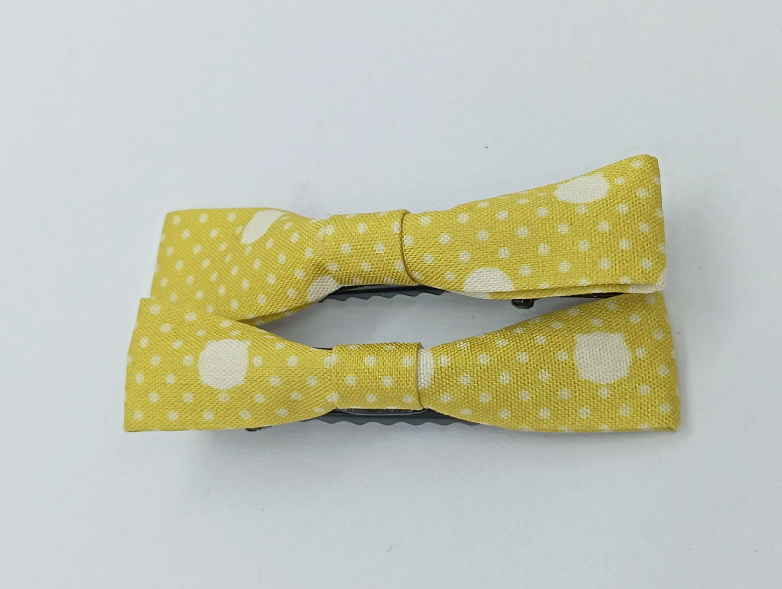 Polka Dot Bow Hair Clips