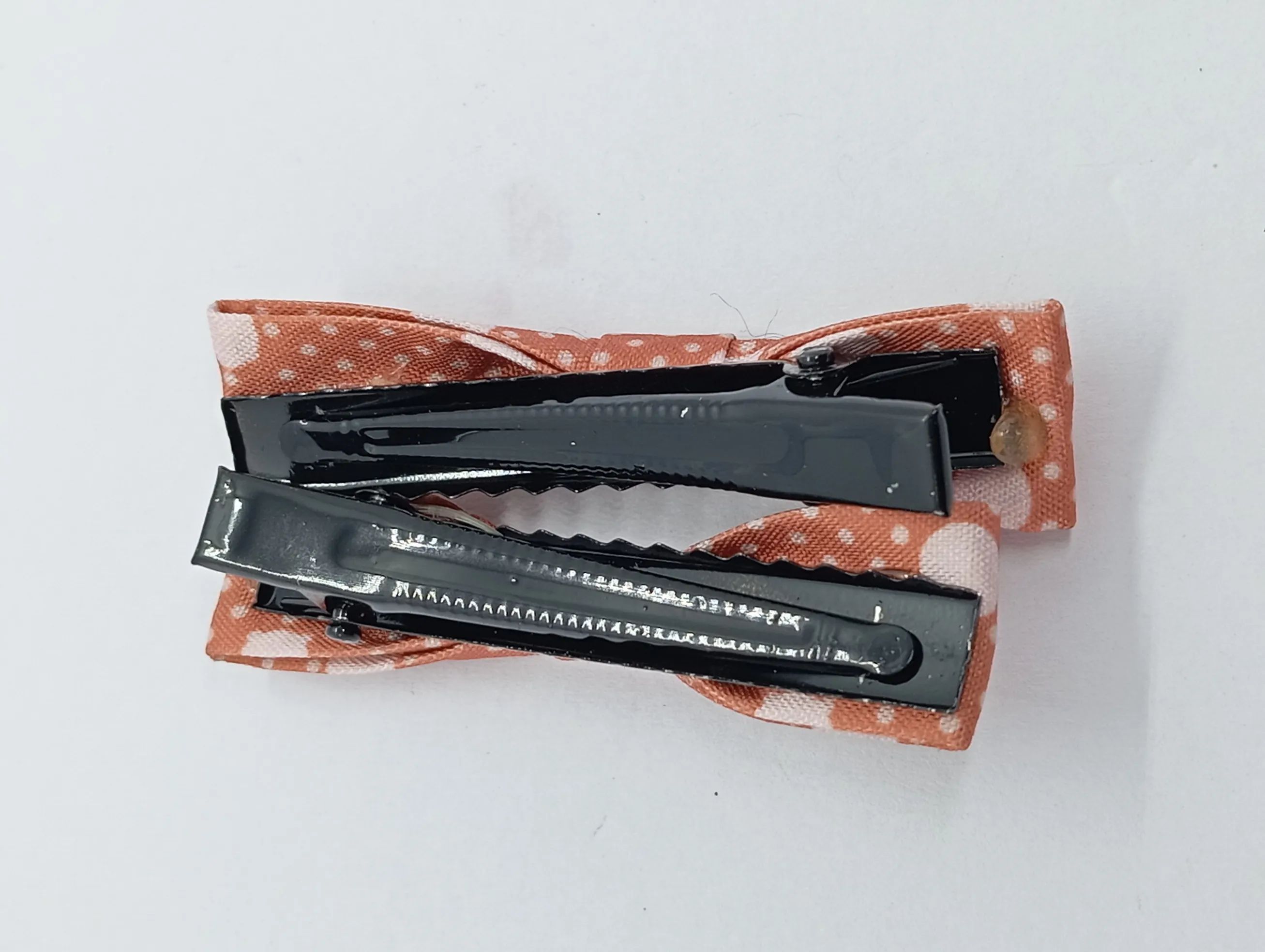 Polka Dot Bow Hair Clips