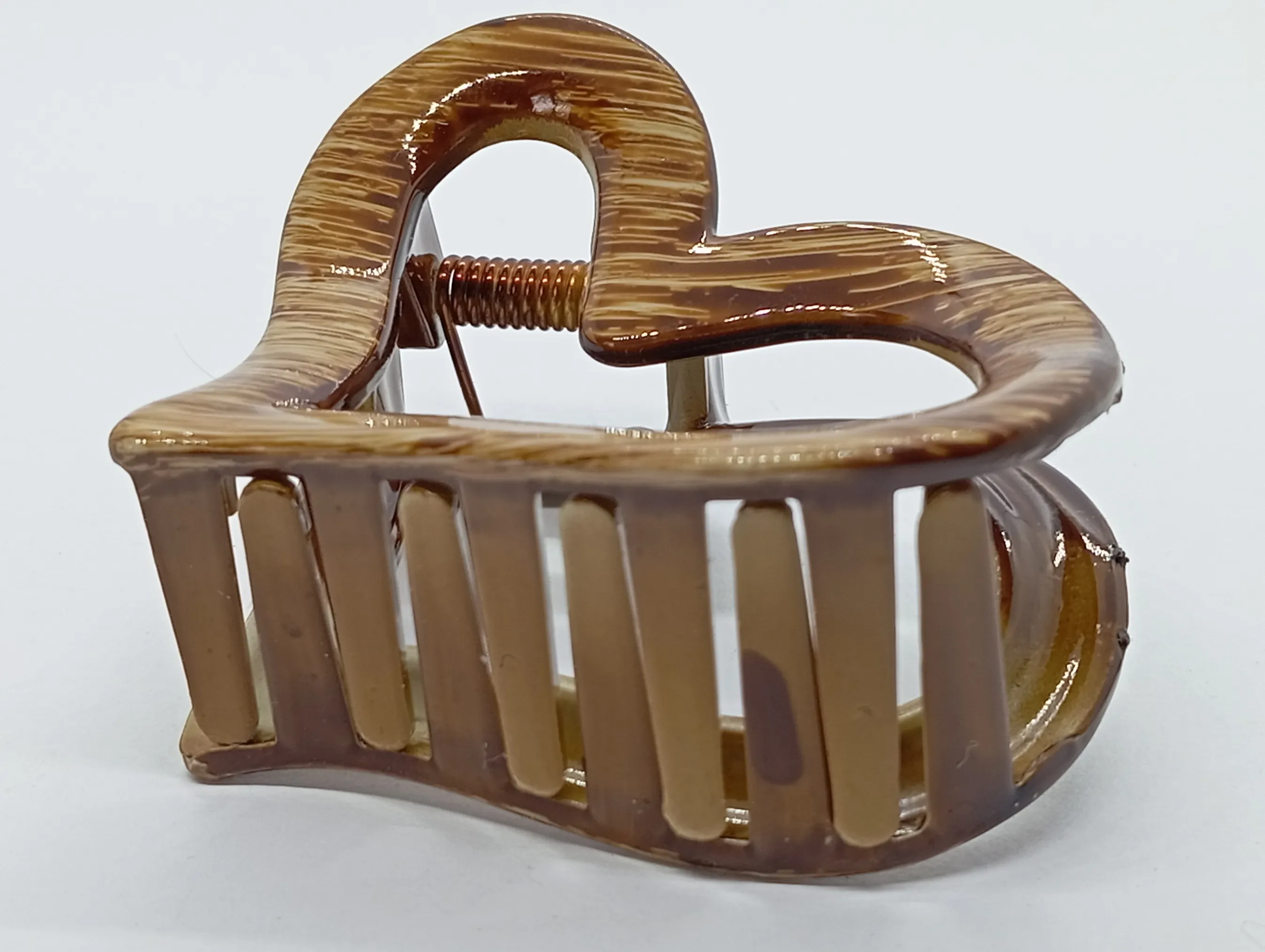 Heart-Shaped Hair Claw Clip