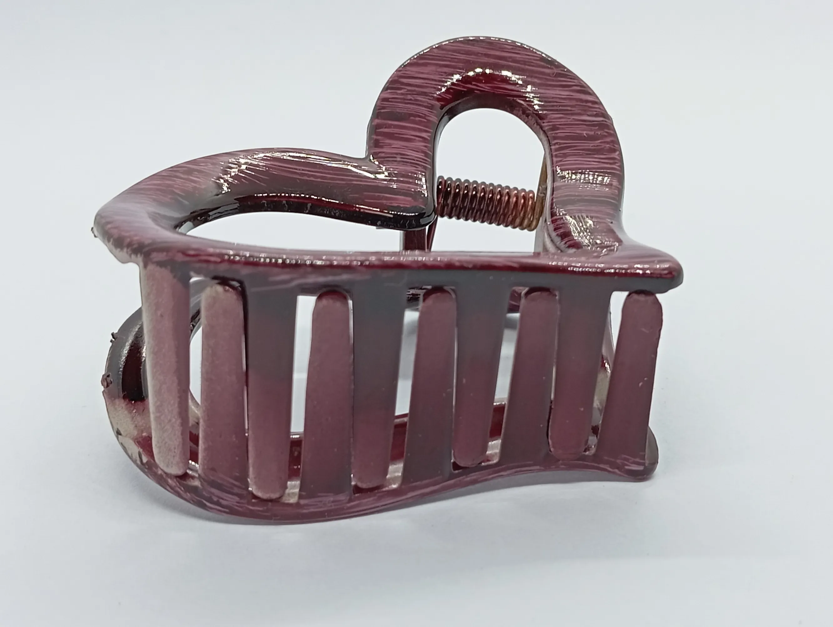 Heart-Shaped Hair Claw Clip