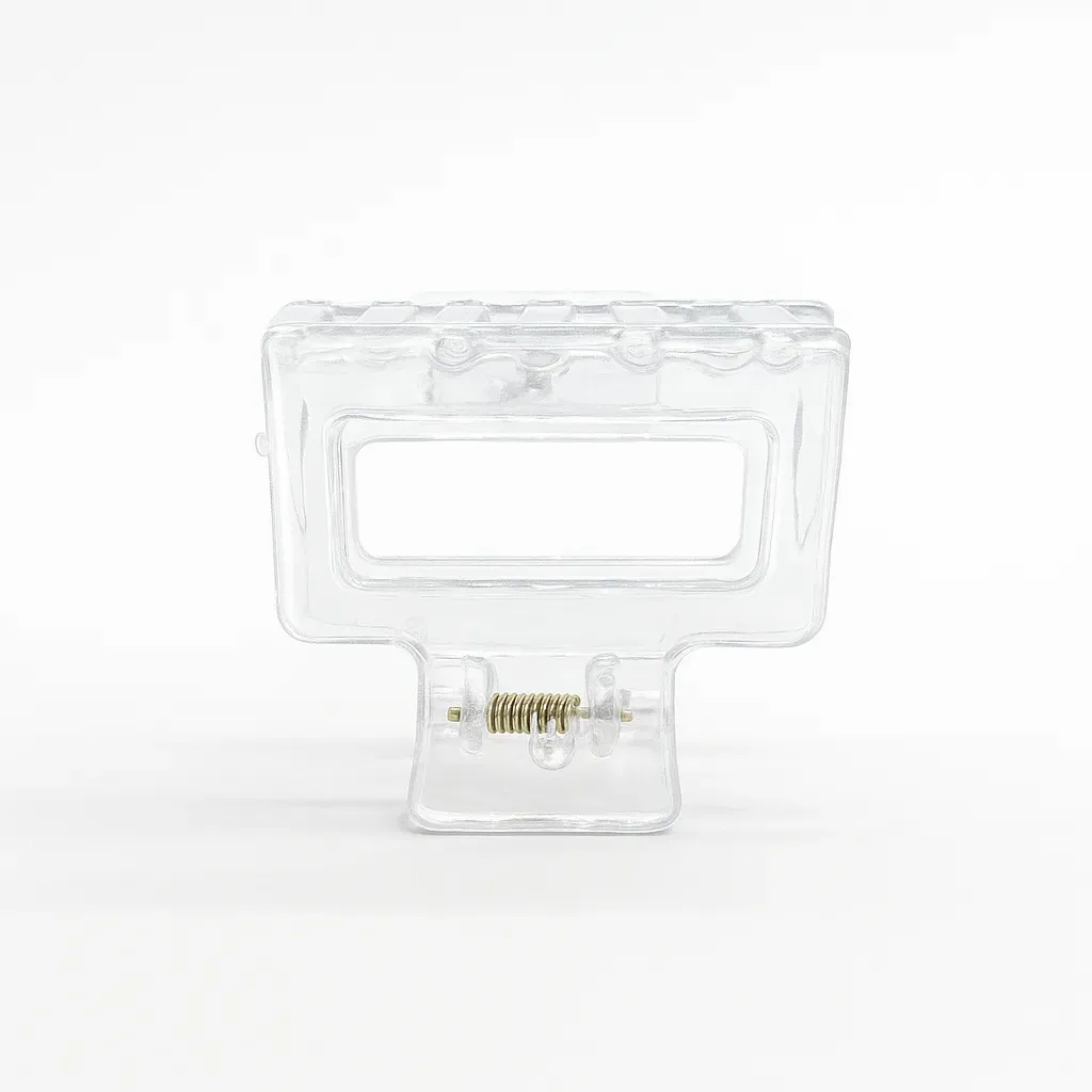 Transparent Mini Hair Claw Clip – Crystal Clear Grip for Sleek Styling