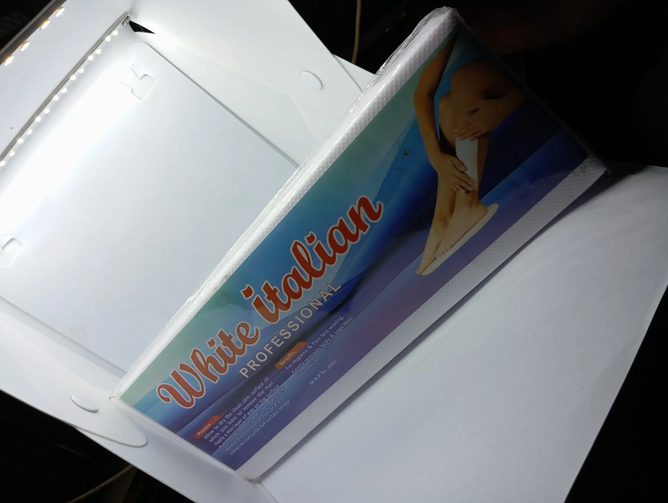 White Italian Professional Waxing Strips