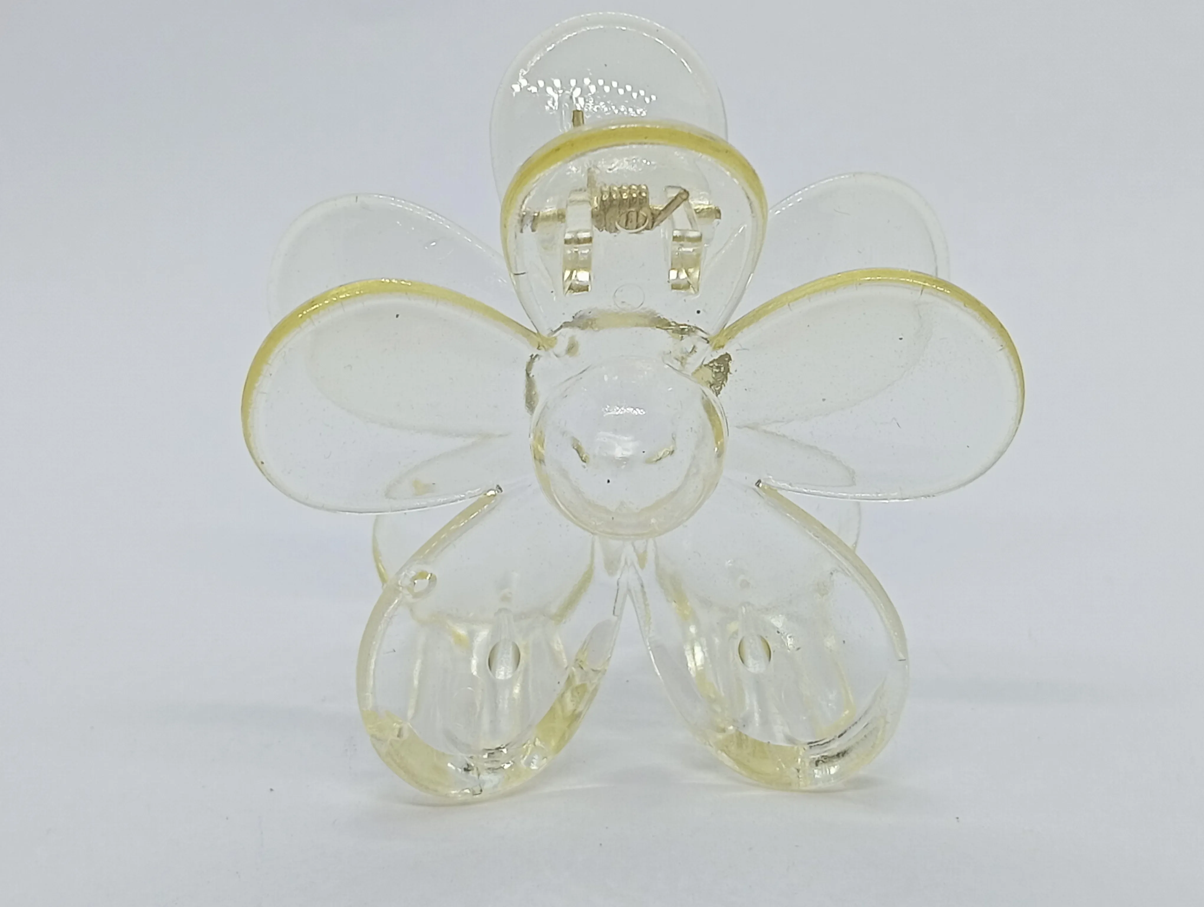 Flower-Shaped Hair Claw Clip