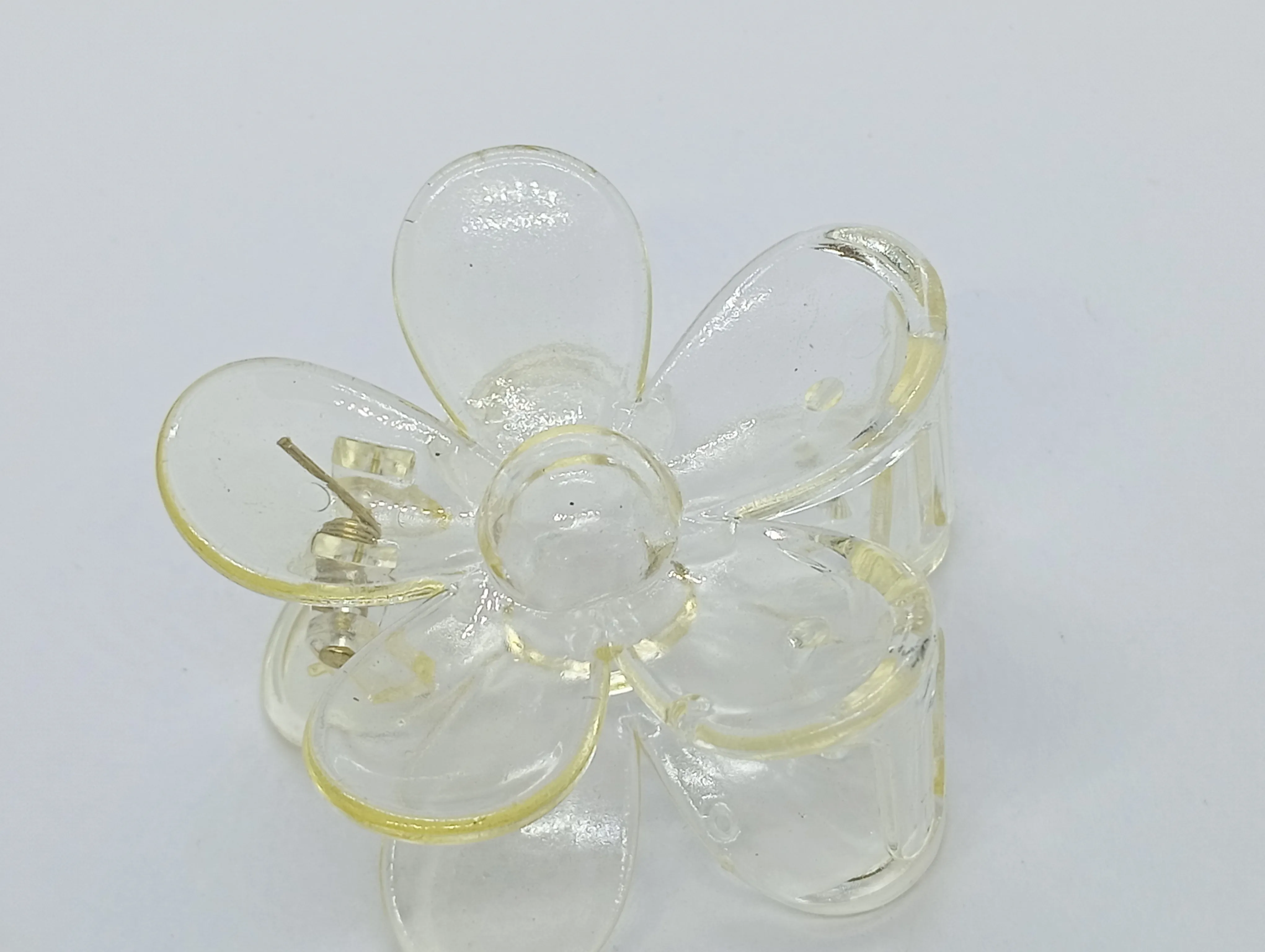 Flower-Shaped Hair Claw Clip