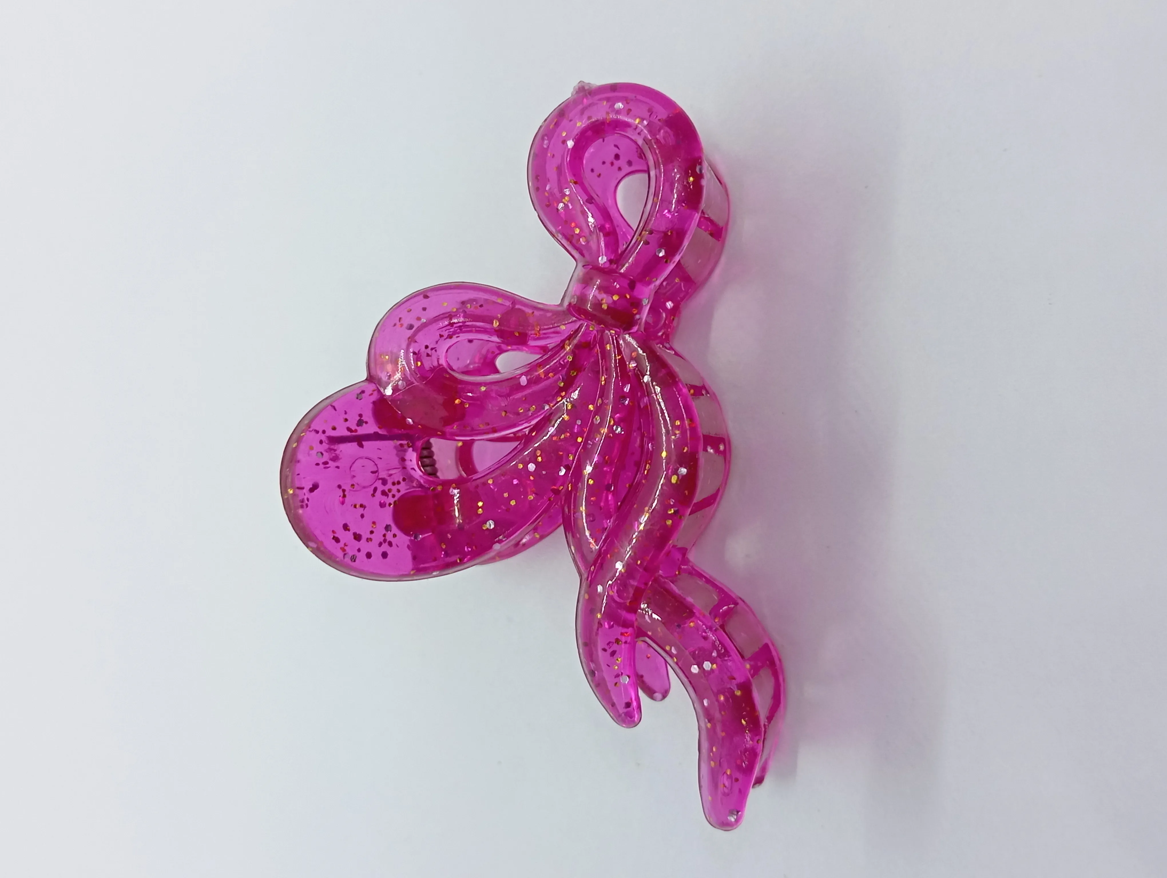 Glitter Bow Hair Claw Clip