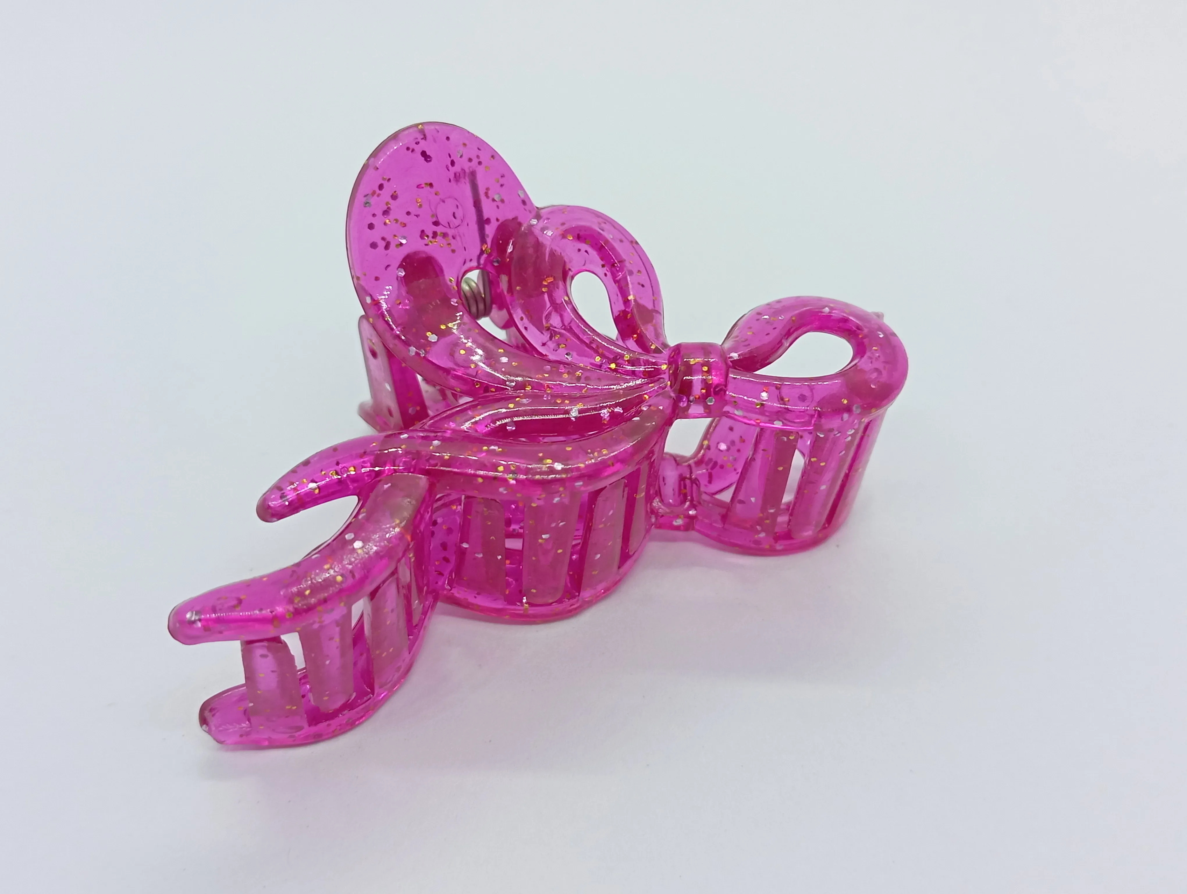 Glitter Bow Hair Claw Clip