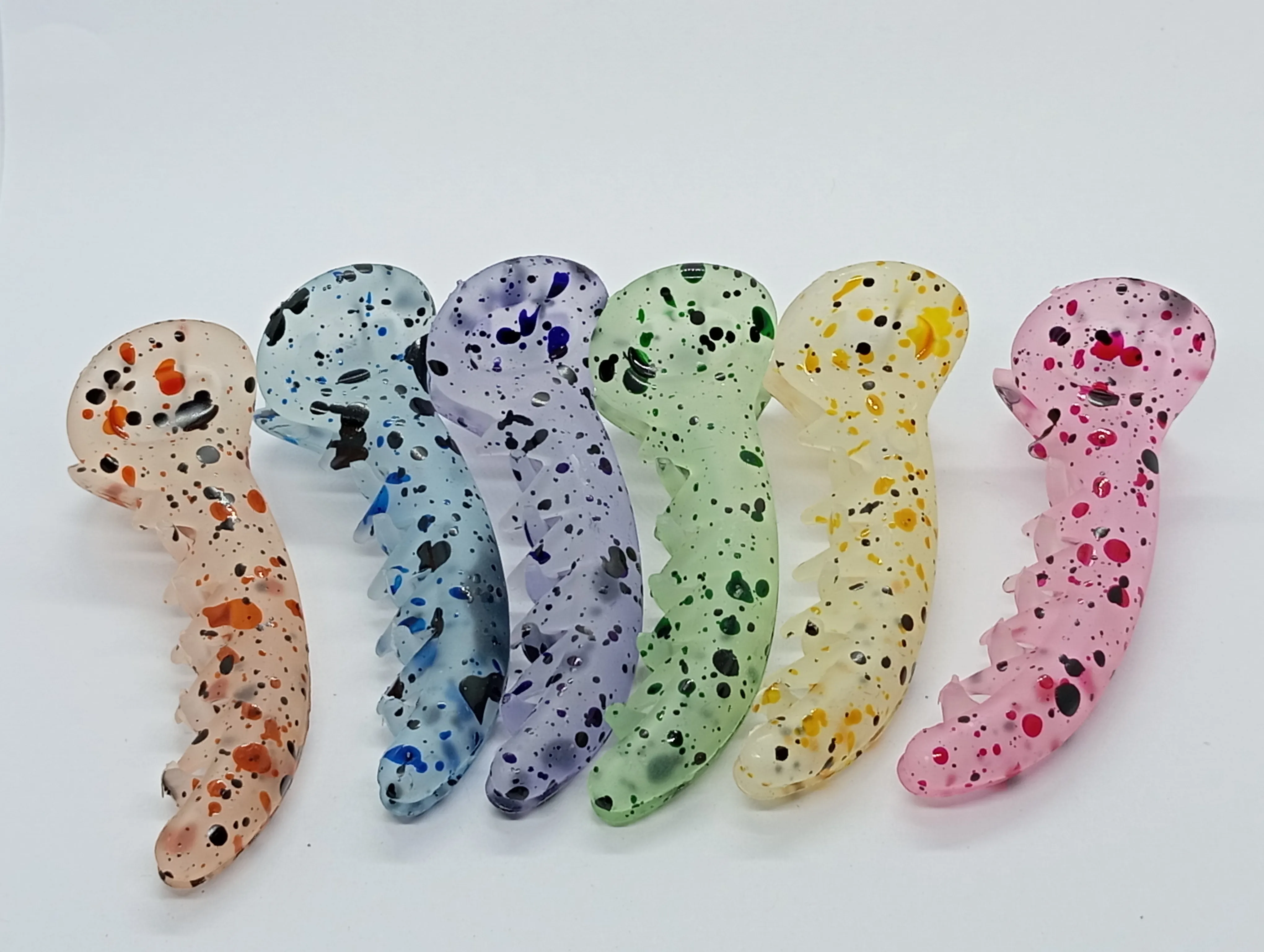 Speckled Hair Claw Clips