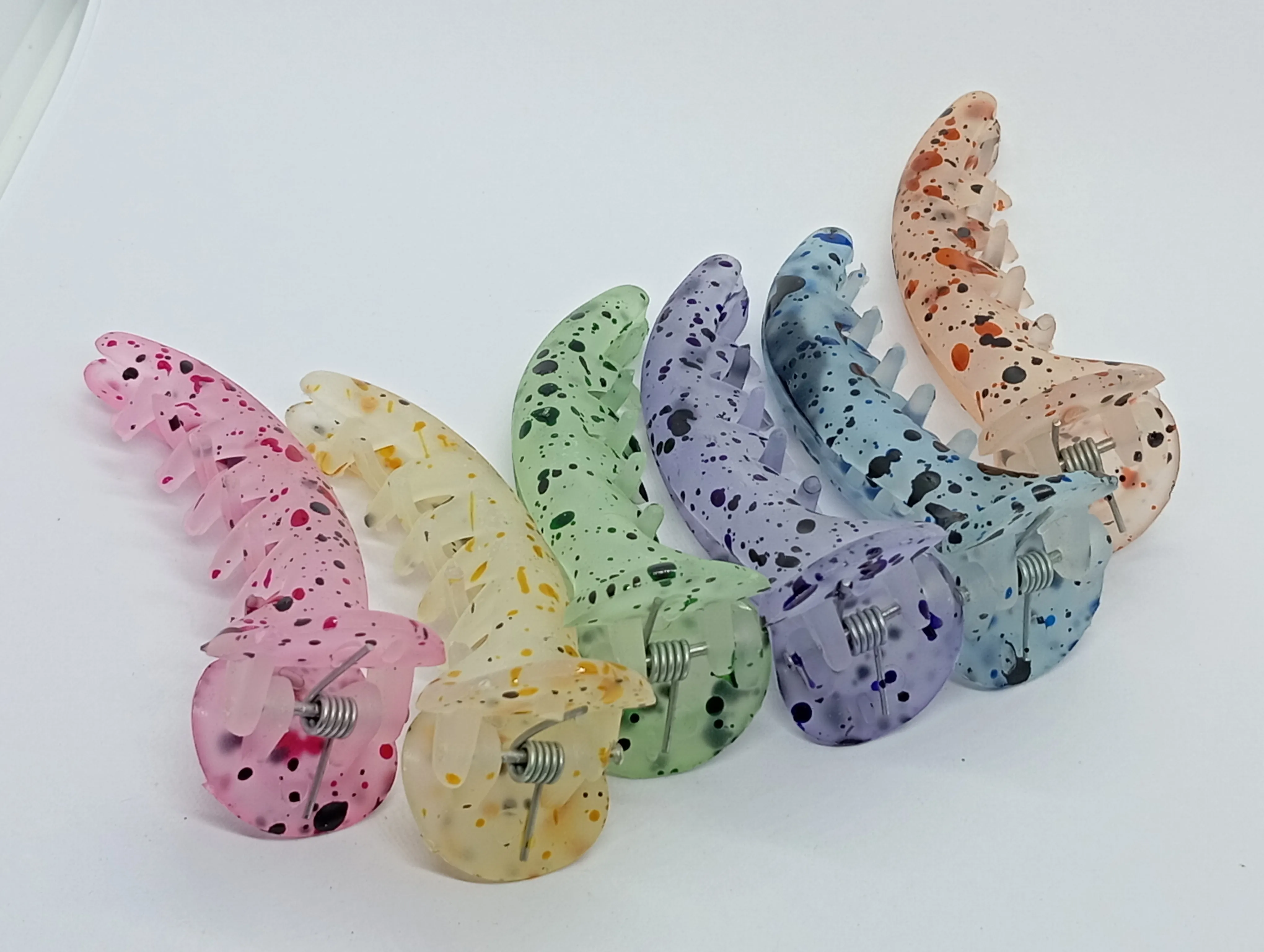 Speckled Hair Claw Clips