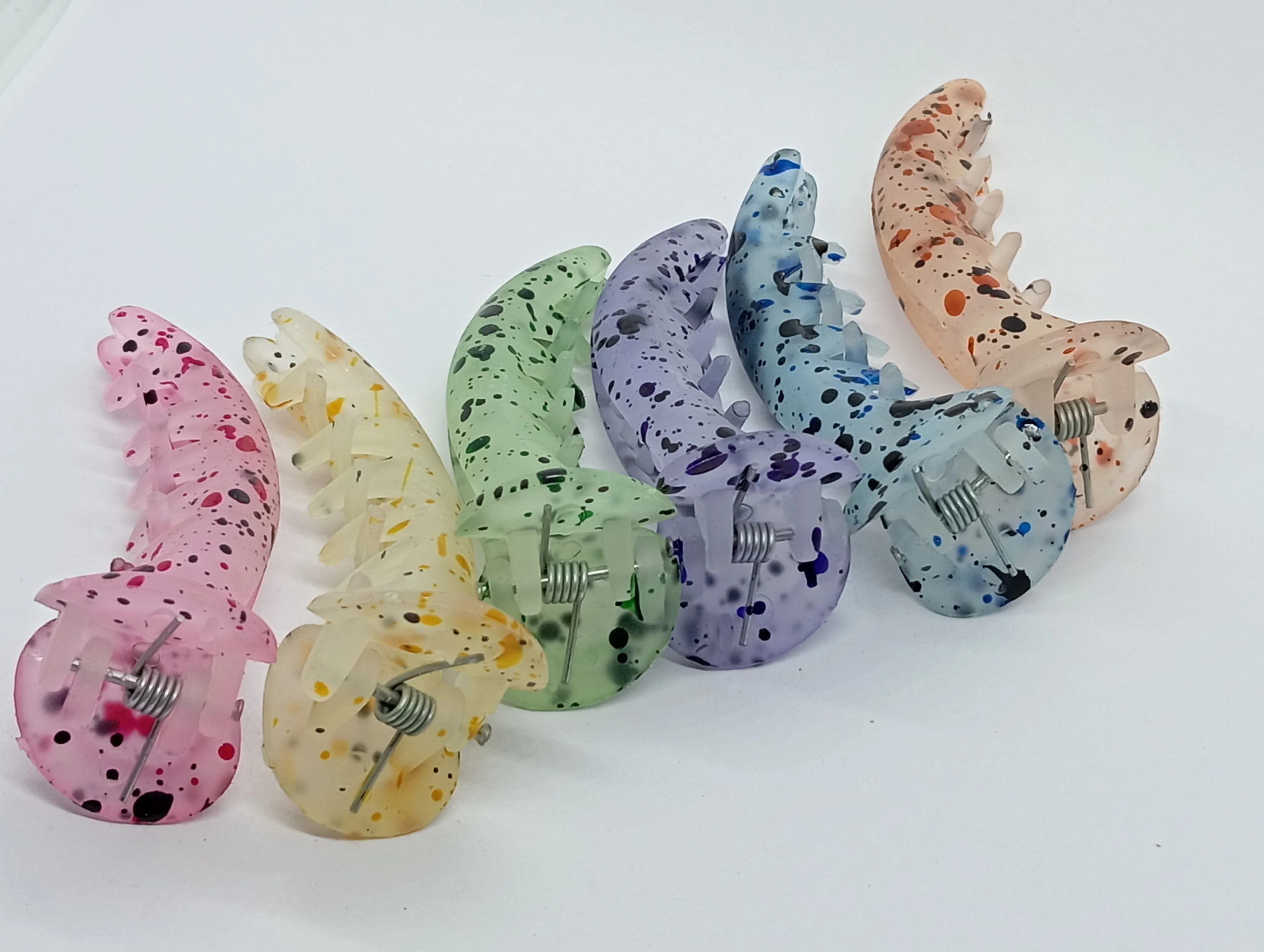 Speckled Hair Claw Clips