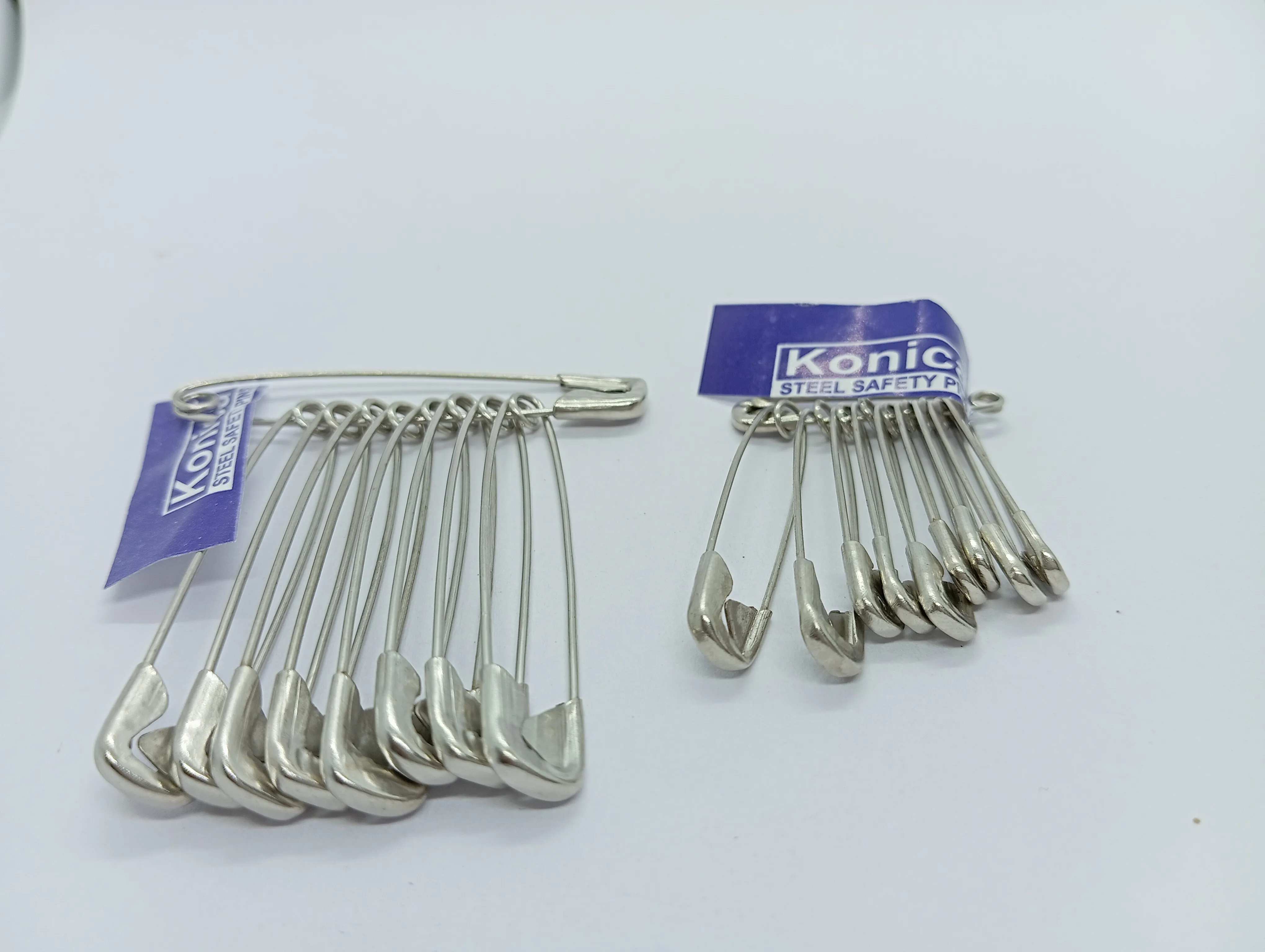 Konic Steel Safety Pins