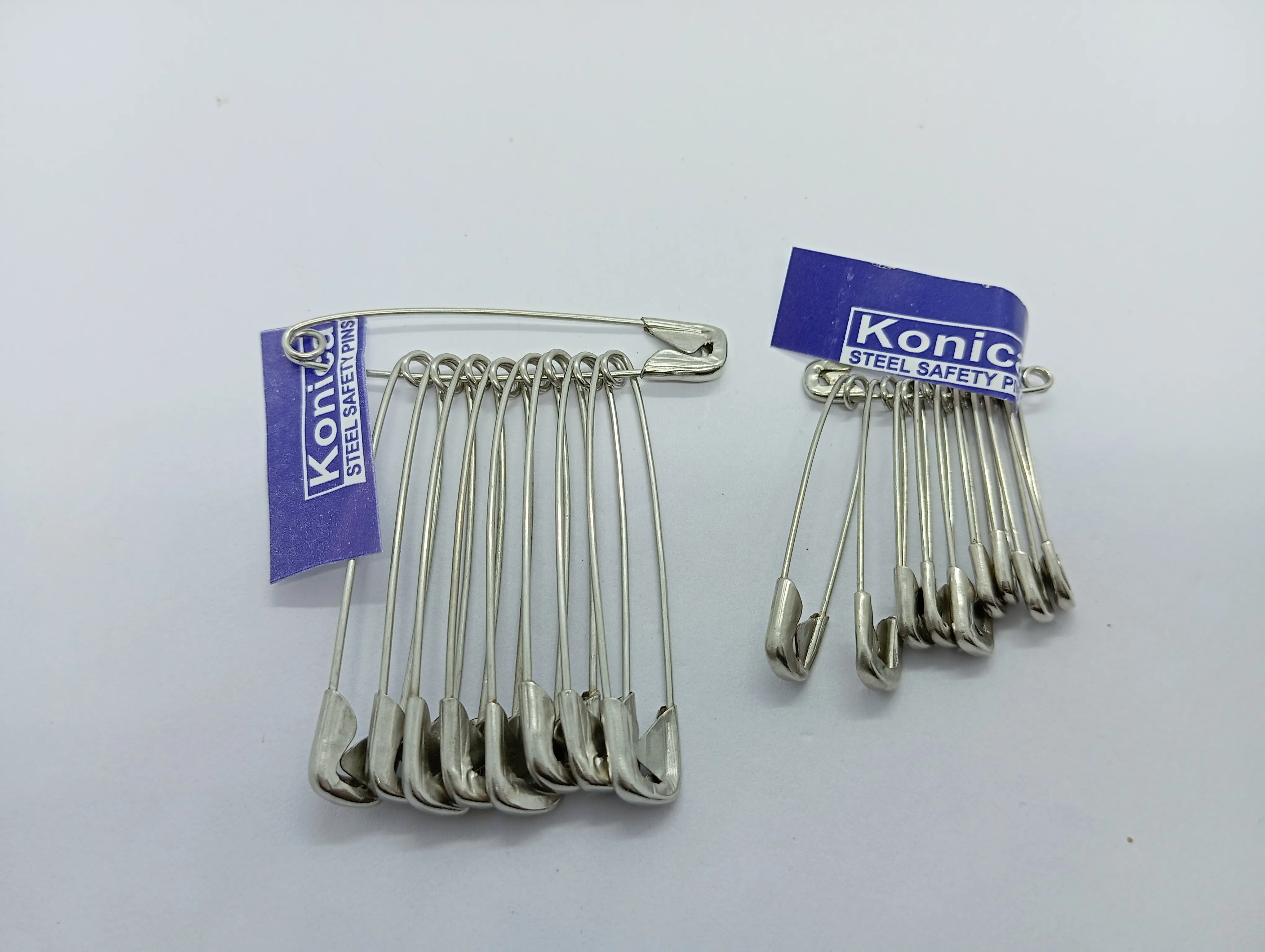 Konic Steel Safety Pins