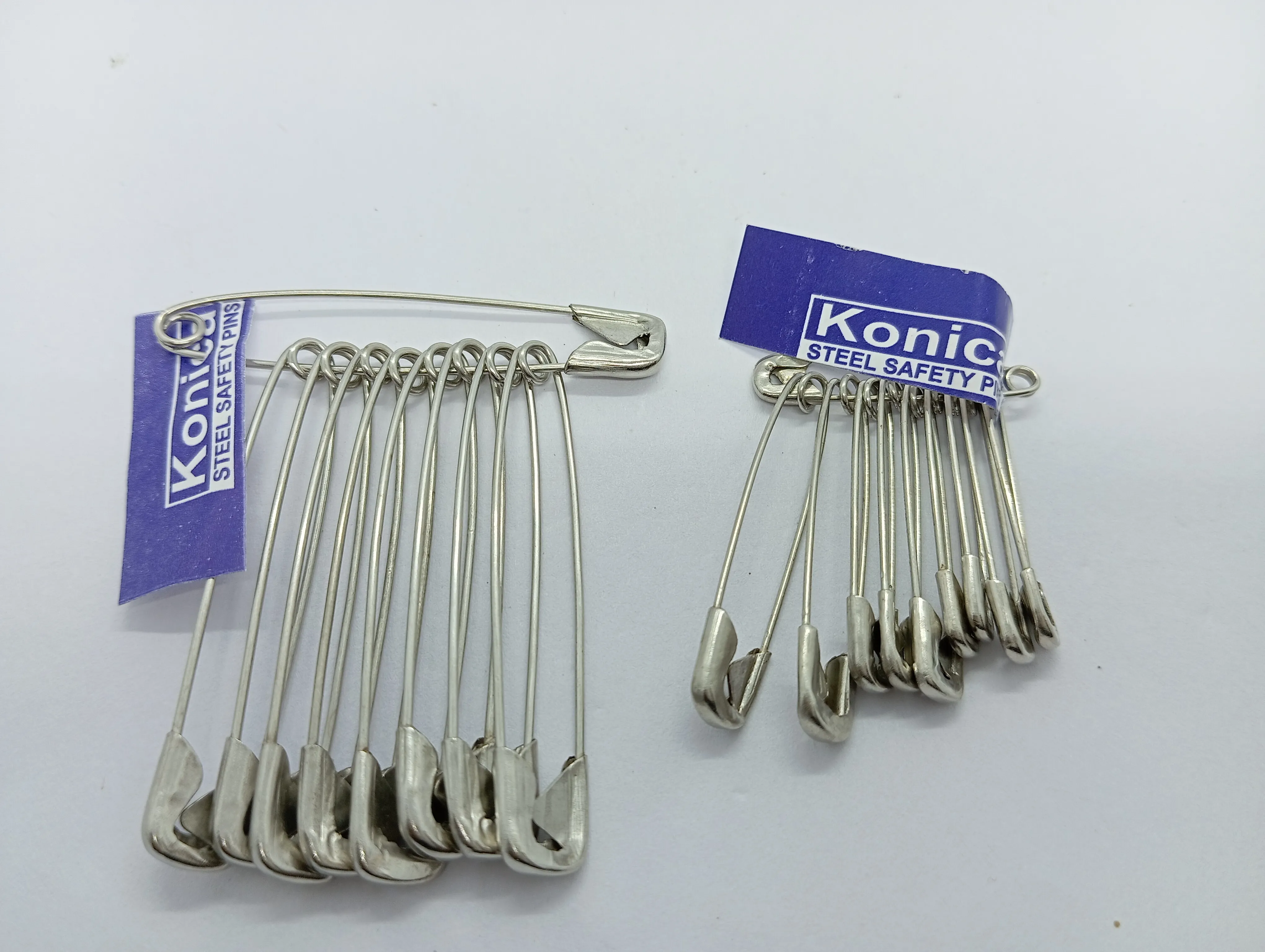 Konic Steel Safety Pins