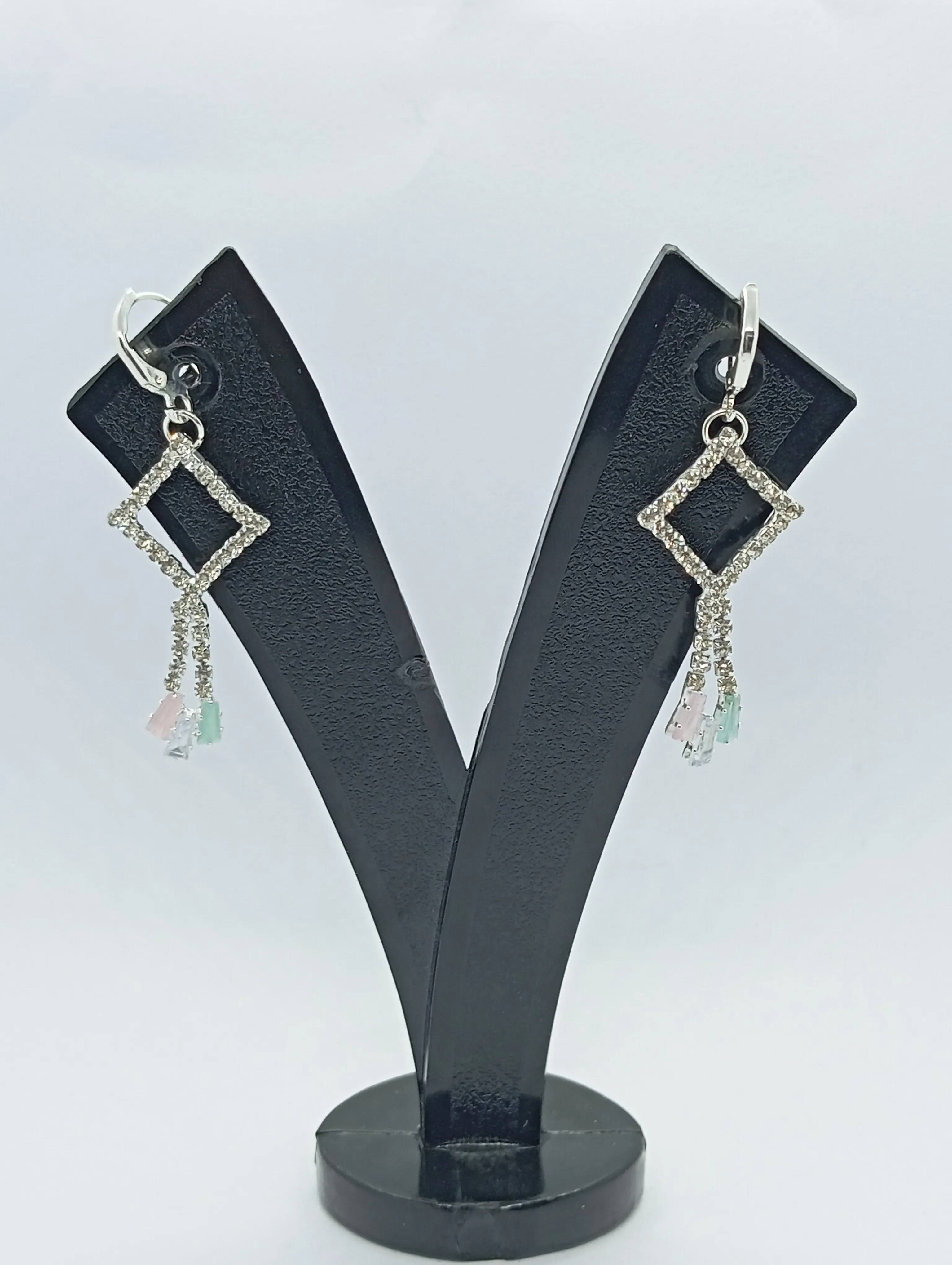 Geometric Dangle Earrings