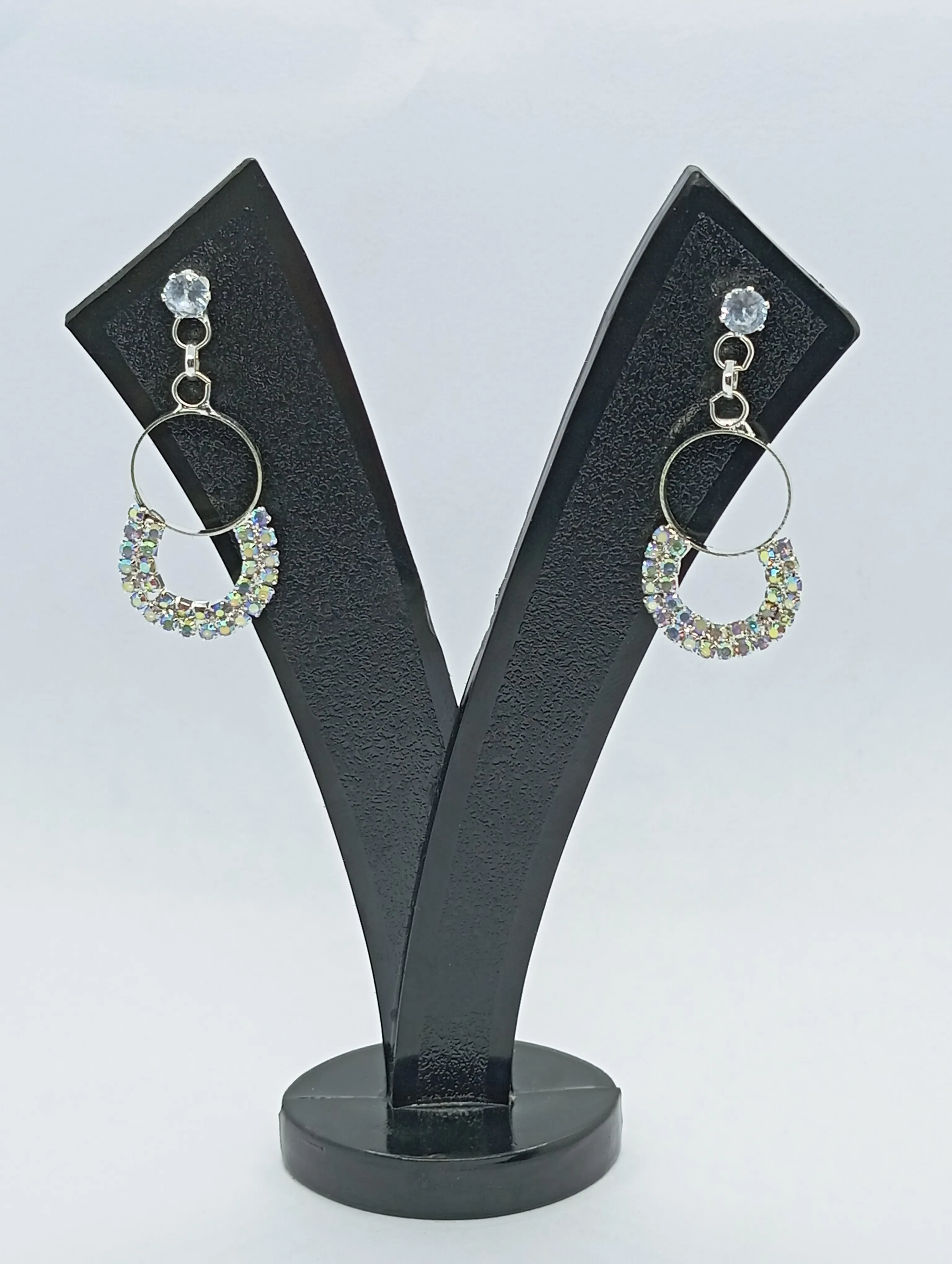 Crystal Hoop Earrings