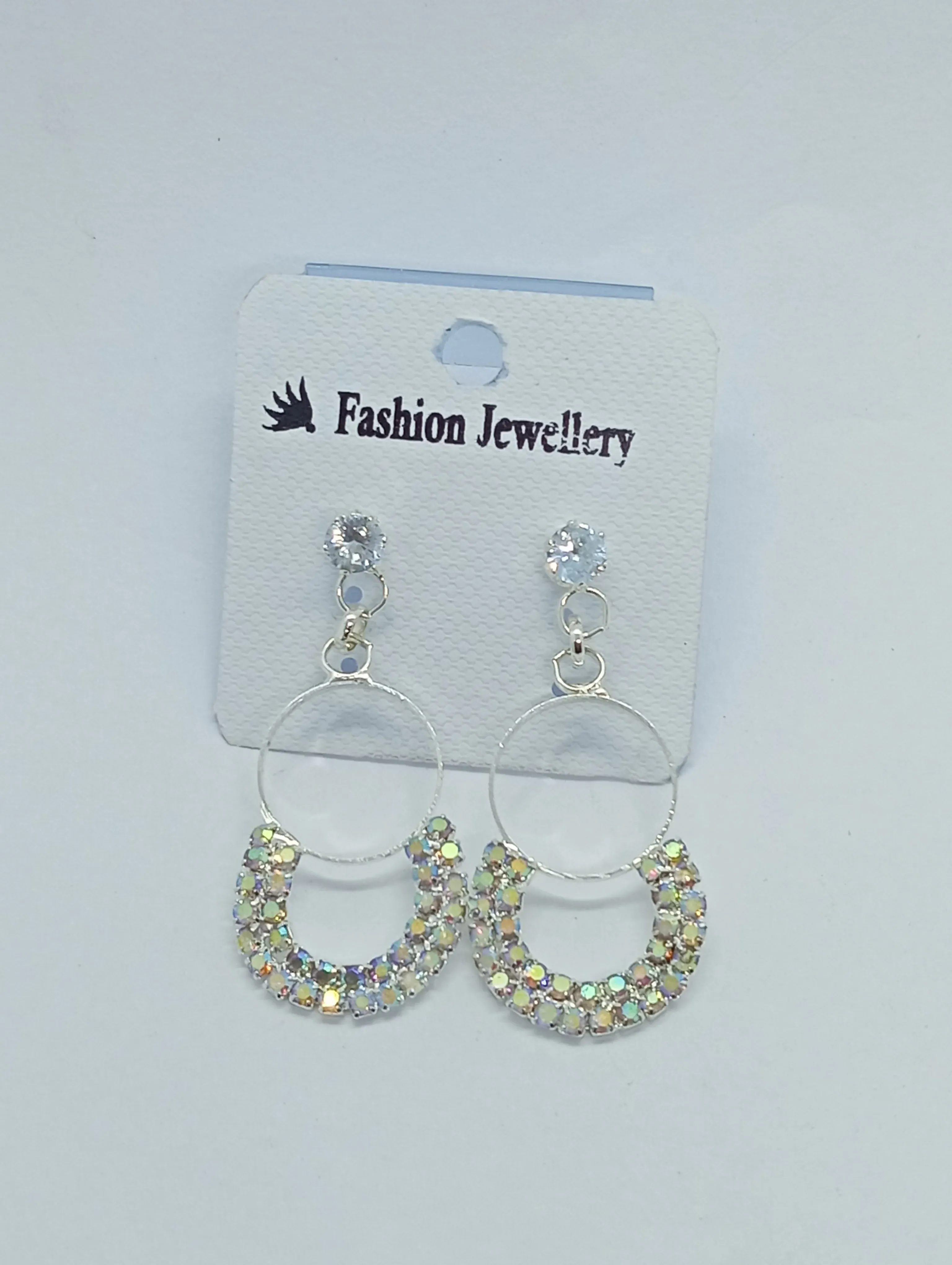 Crystal Hoop Earrings