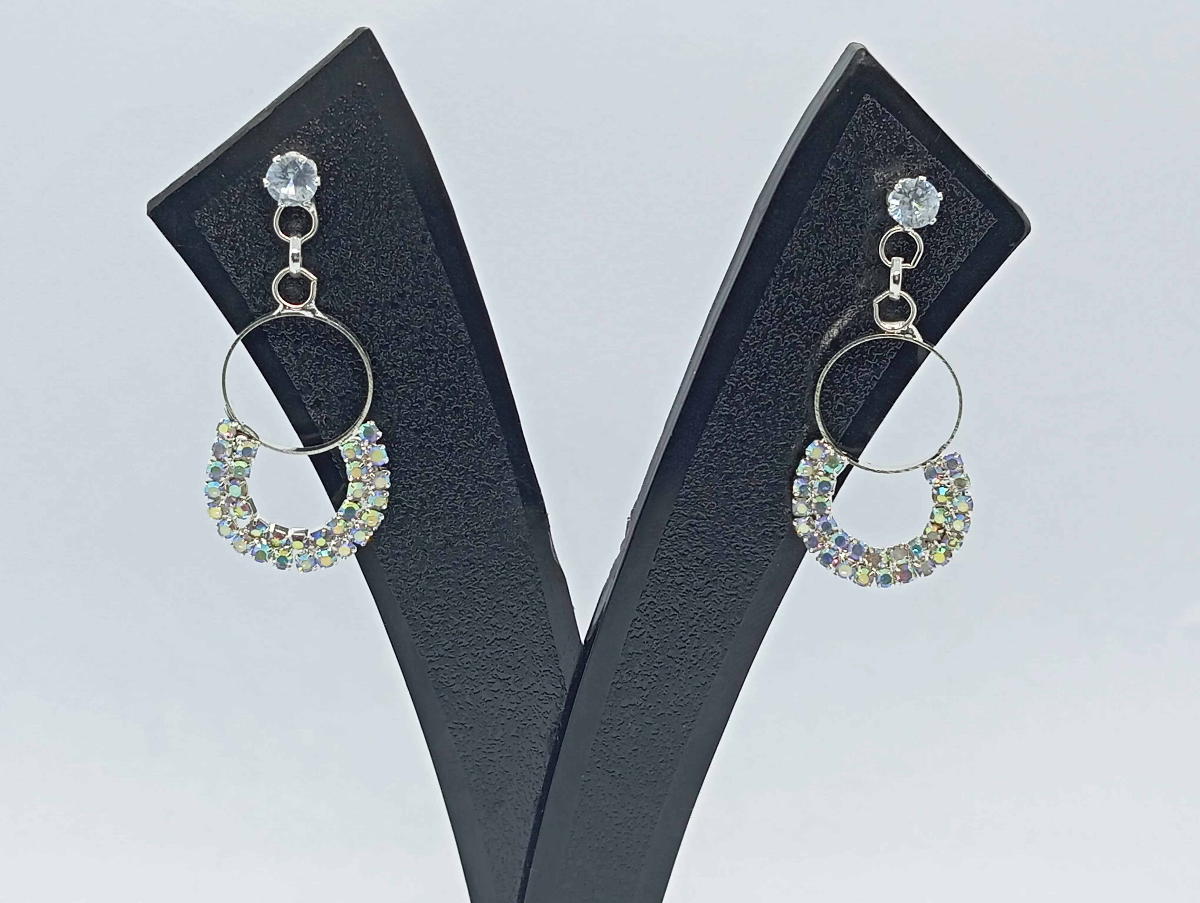 Crystal Hoop Earrings