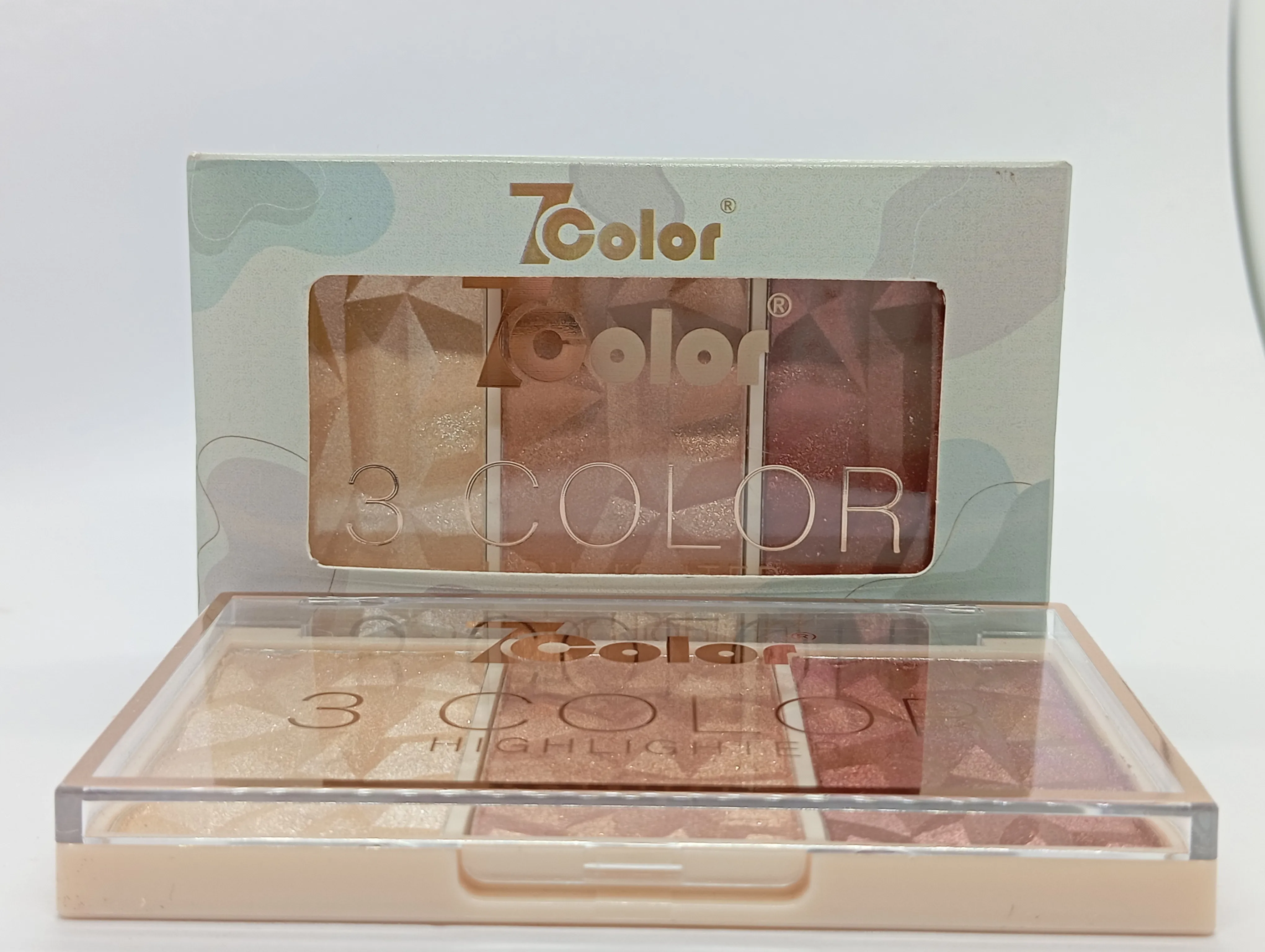 3 Color Highlighter Palette