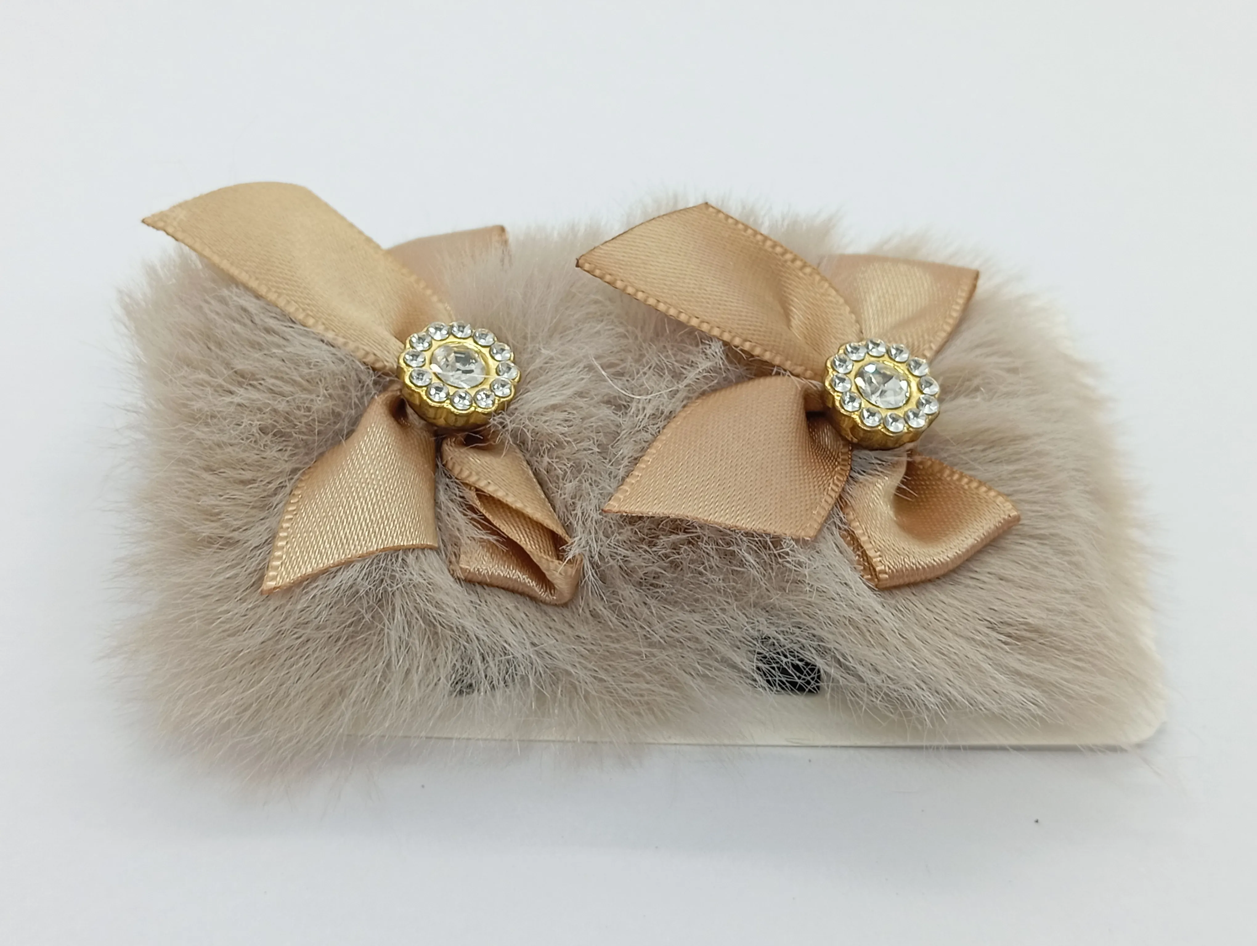 Faux Fur Hair Clips