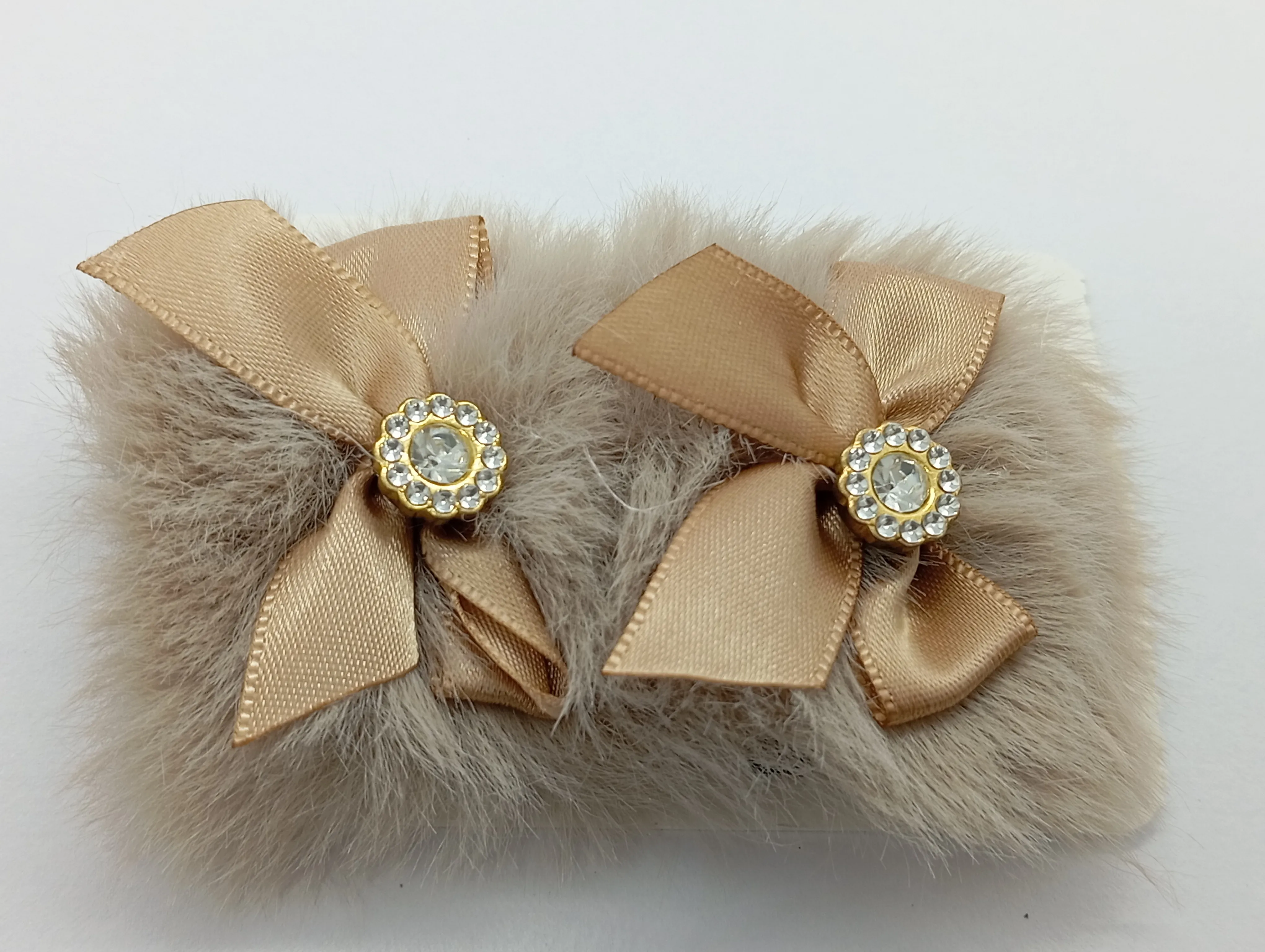 Faux Fur Hair Clips