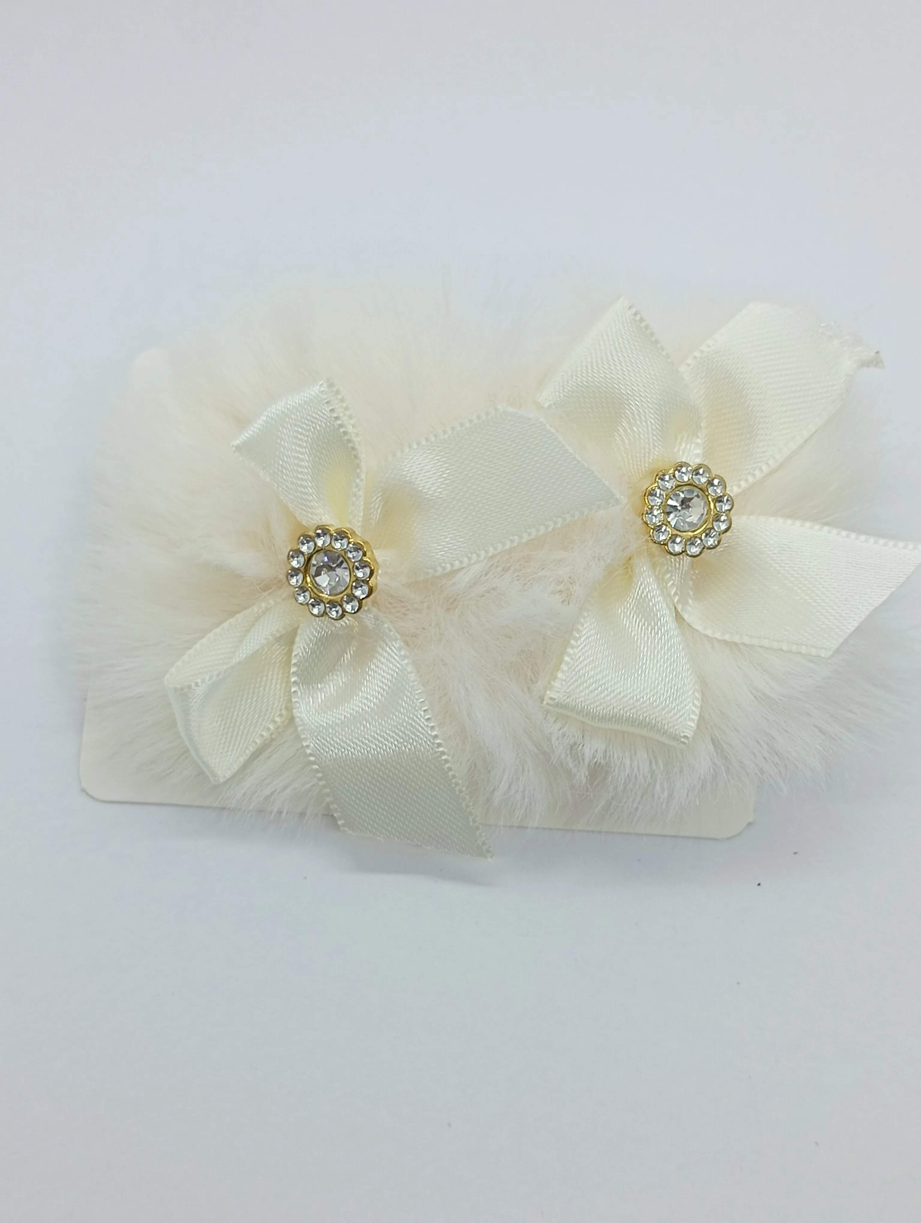 Faux Fur Hair Clips
