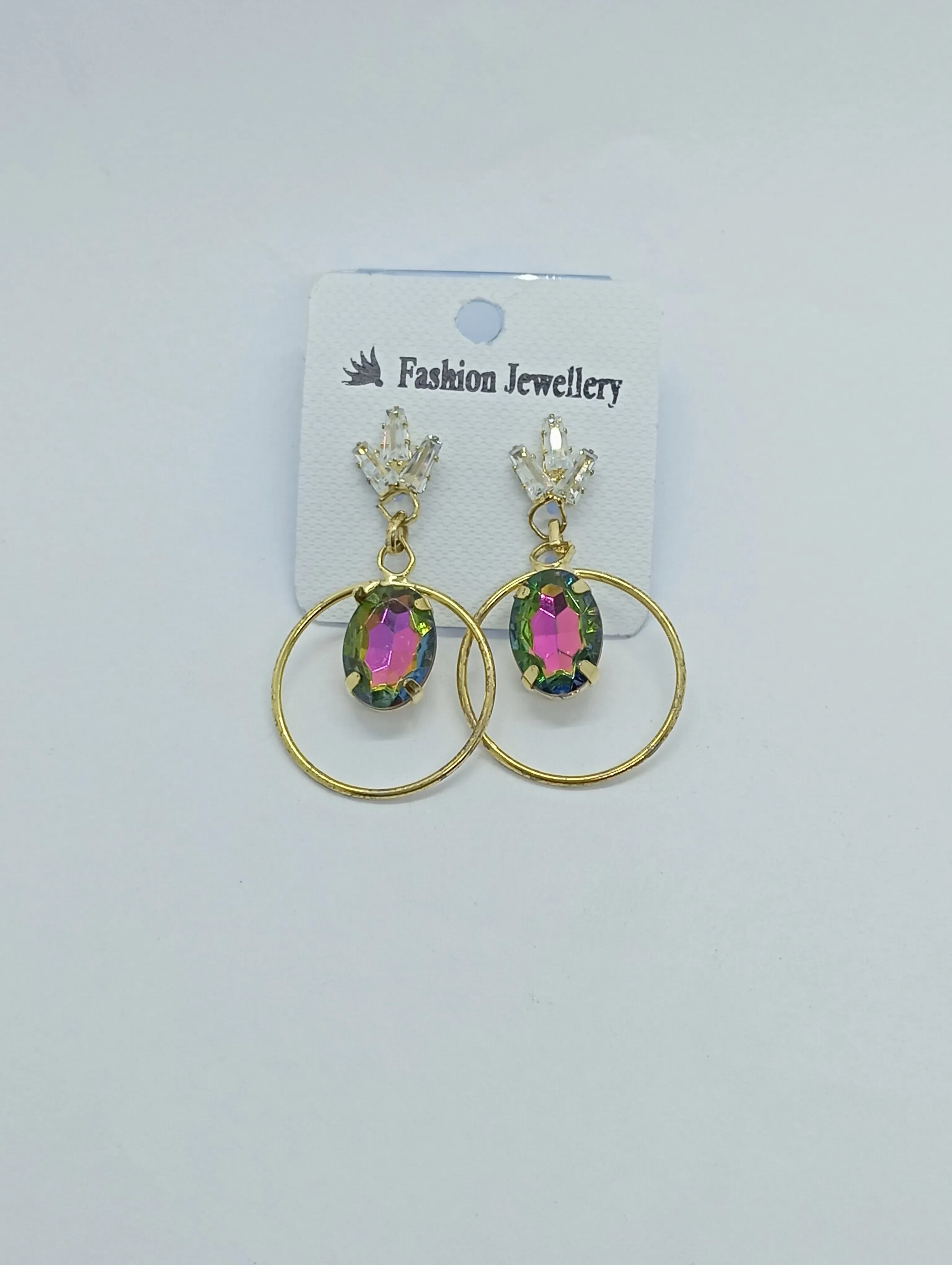 Crystal Hoop Earrings