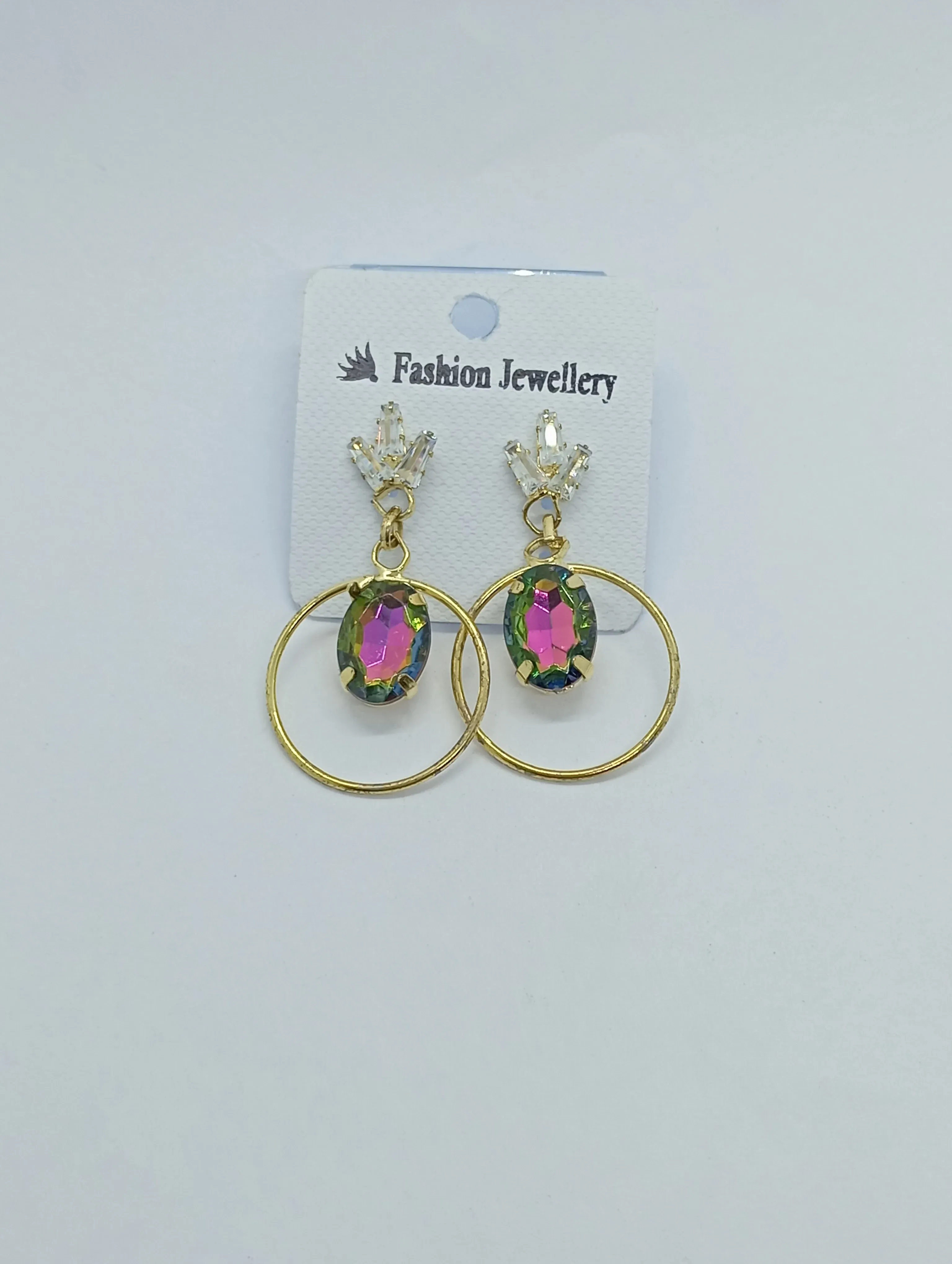 Crystal Hoop Earrings