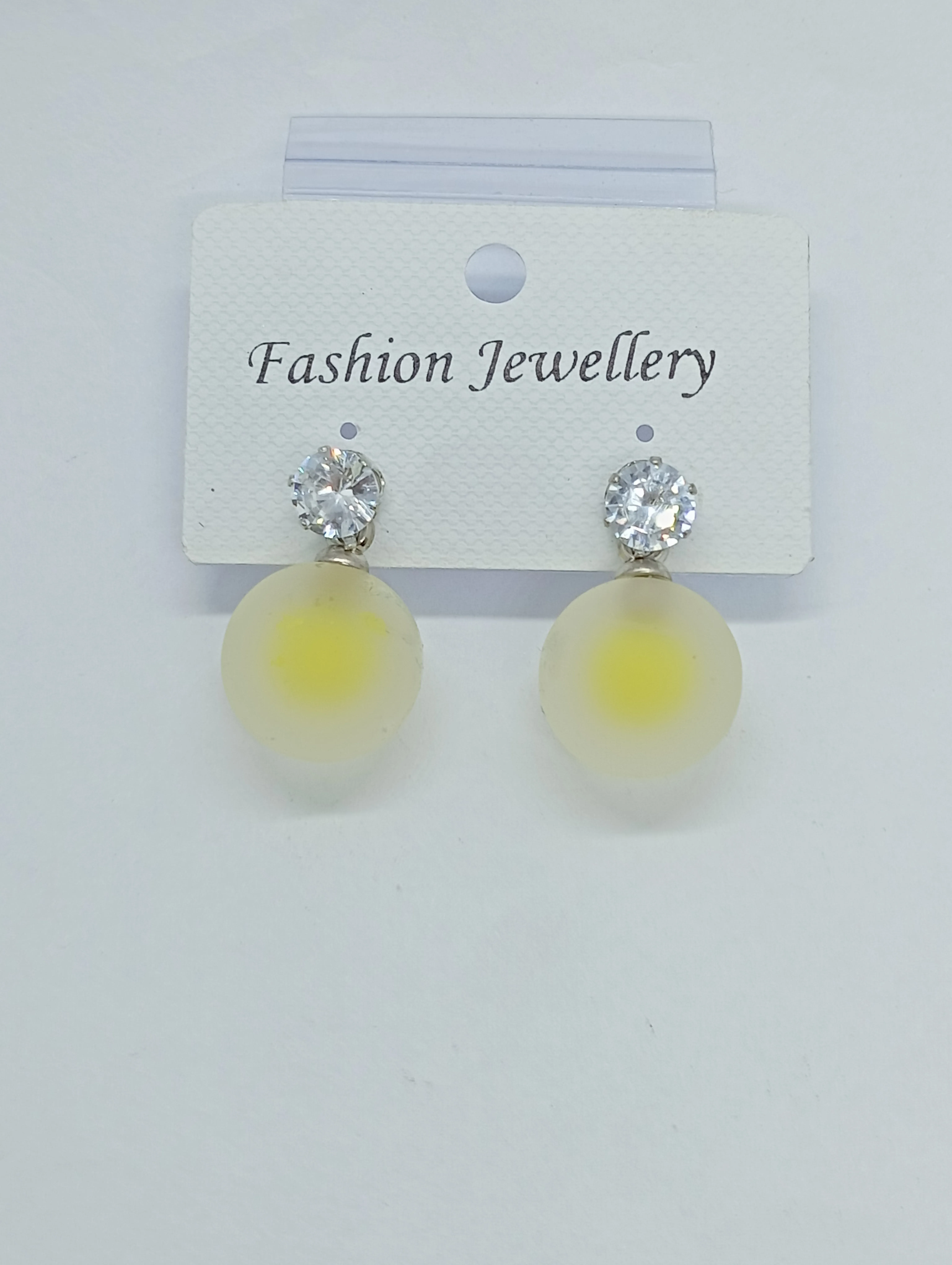 Crystal Ball Stud Earrings