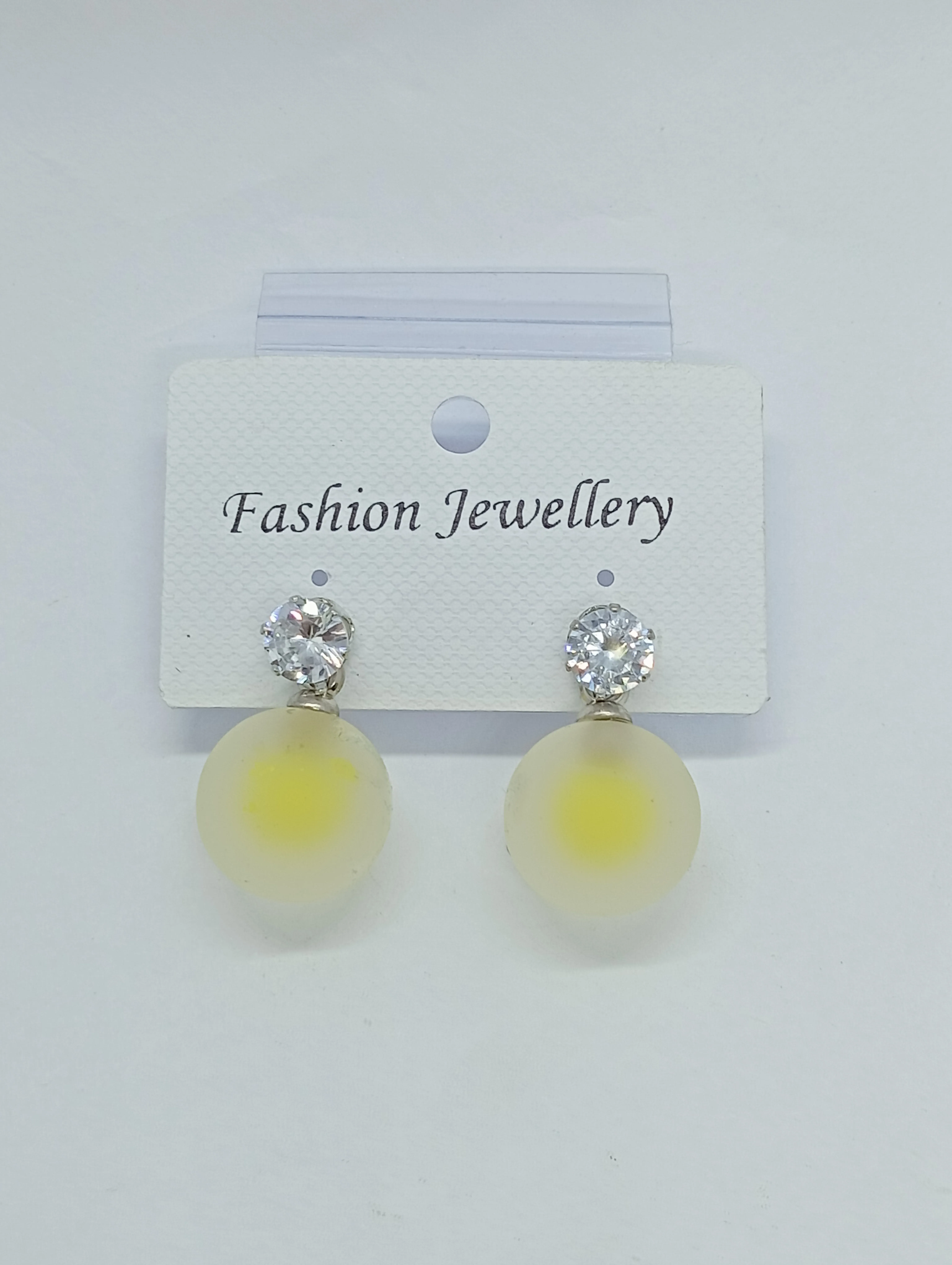 Crystal Ball Stud Earrings